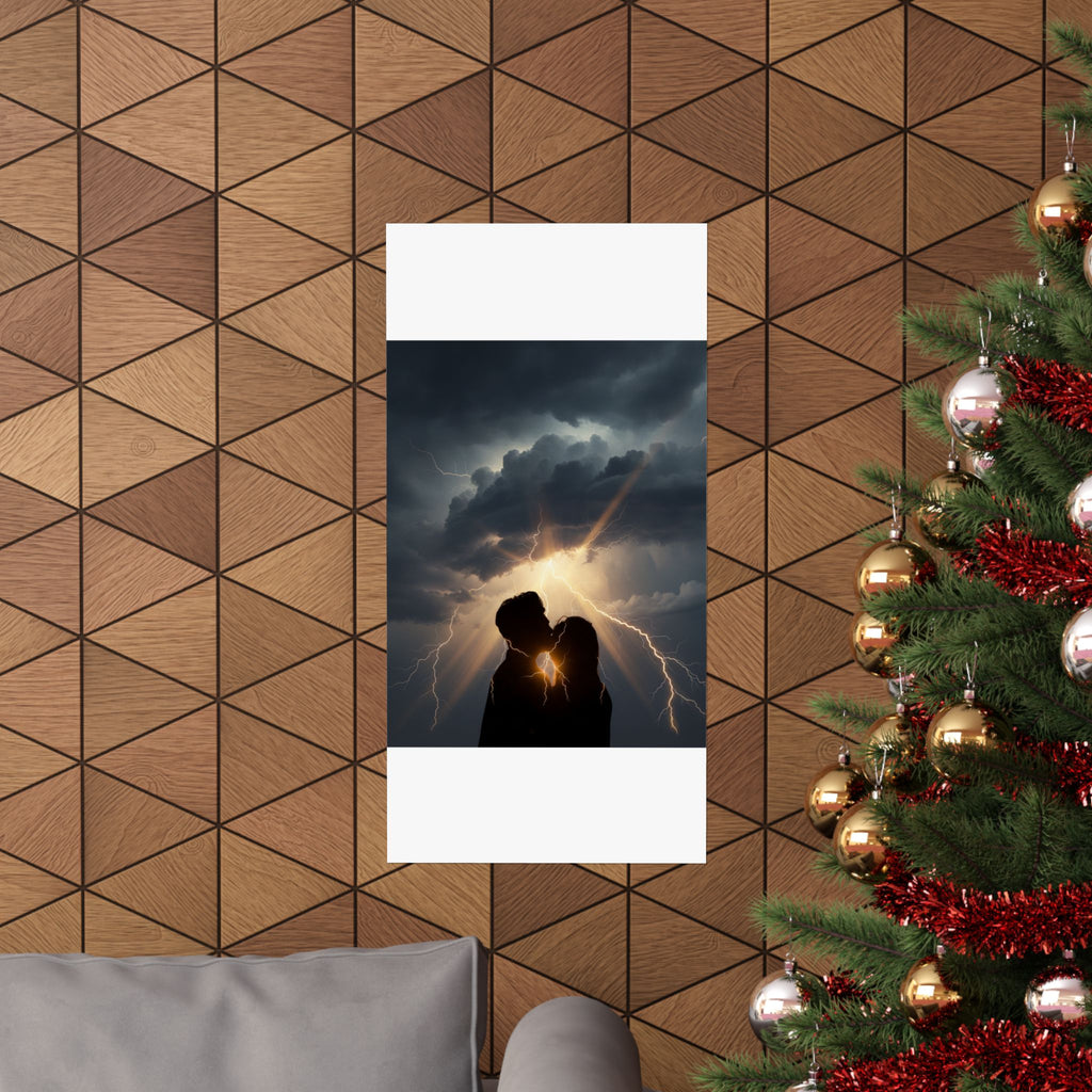 Dramatic Storm — Person — Matte Poster