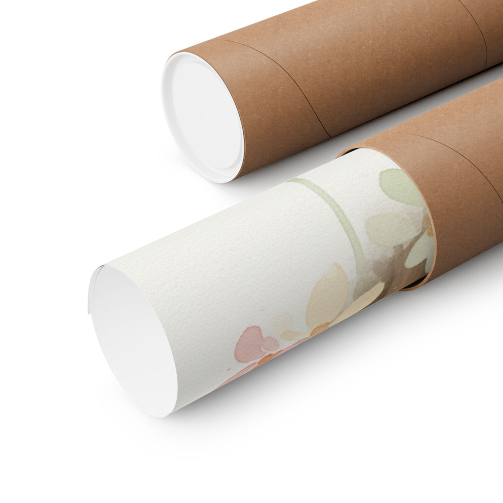 Watercolor — Candle — Matte Poster