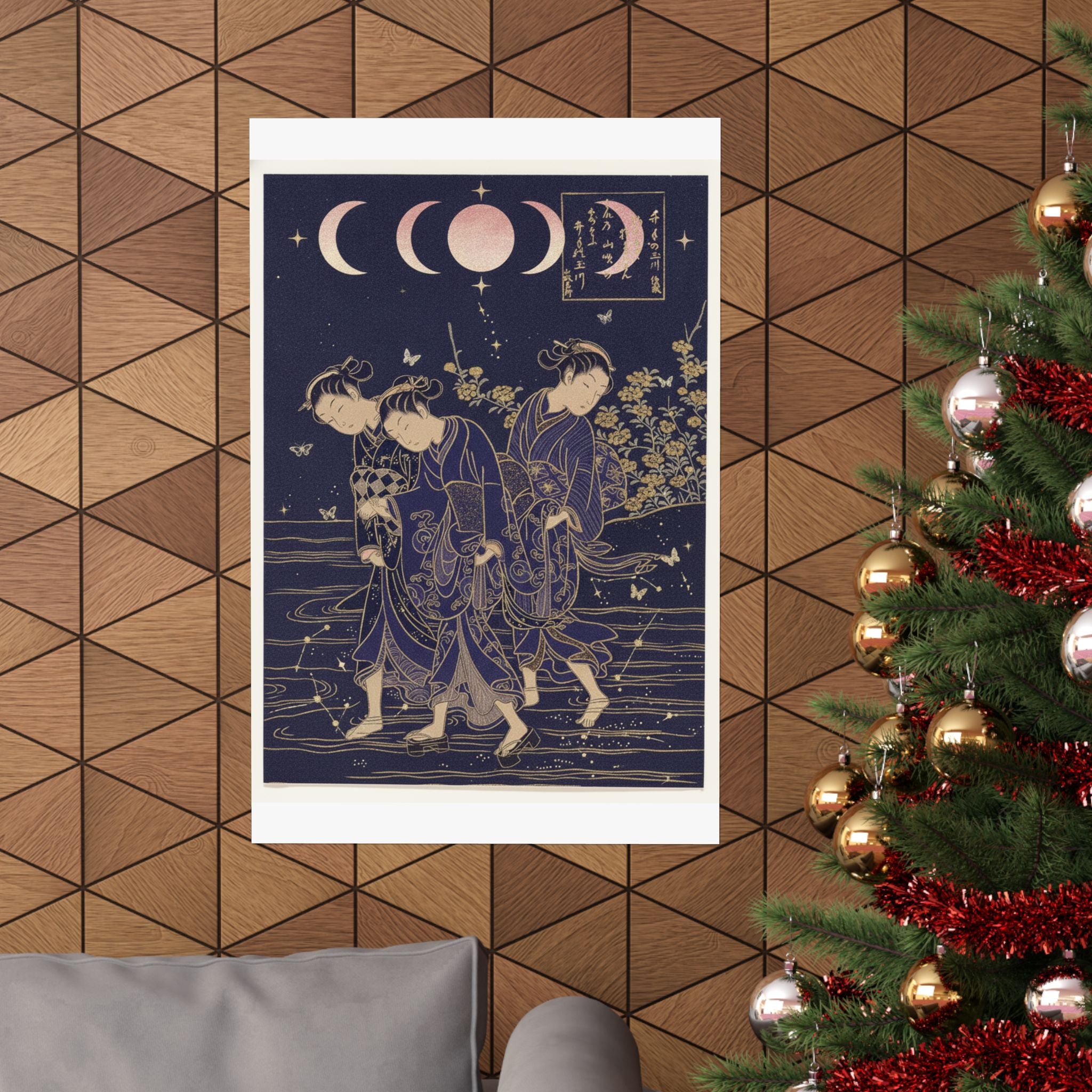 Celestial — The Tama River At Ide, Yamashiro Province — Matte Poster