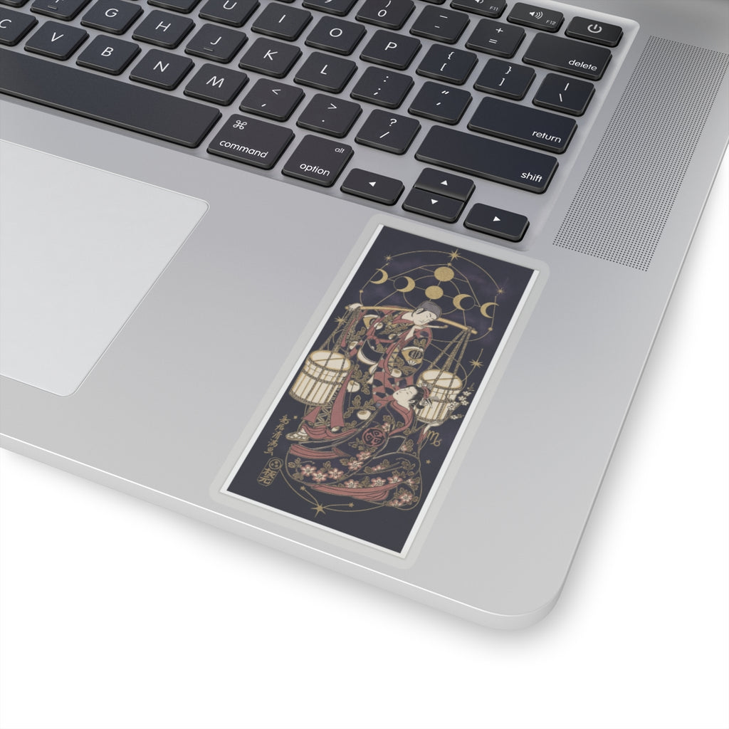 Celestial kiss-cut sticker — product view 17