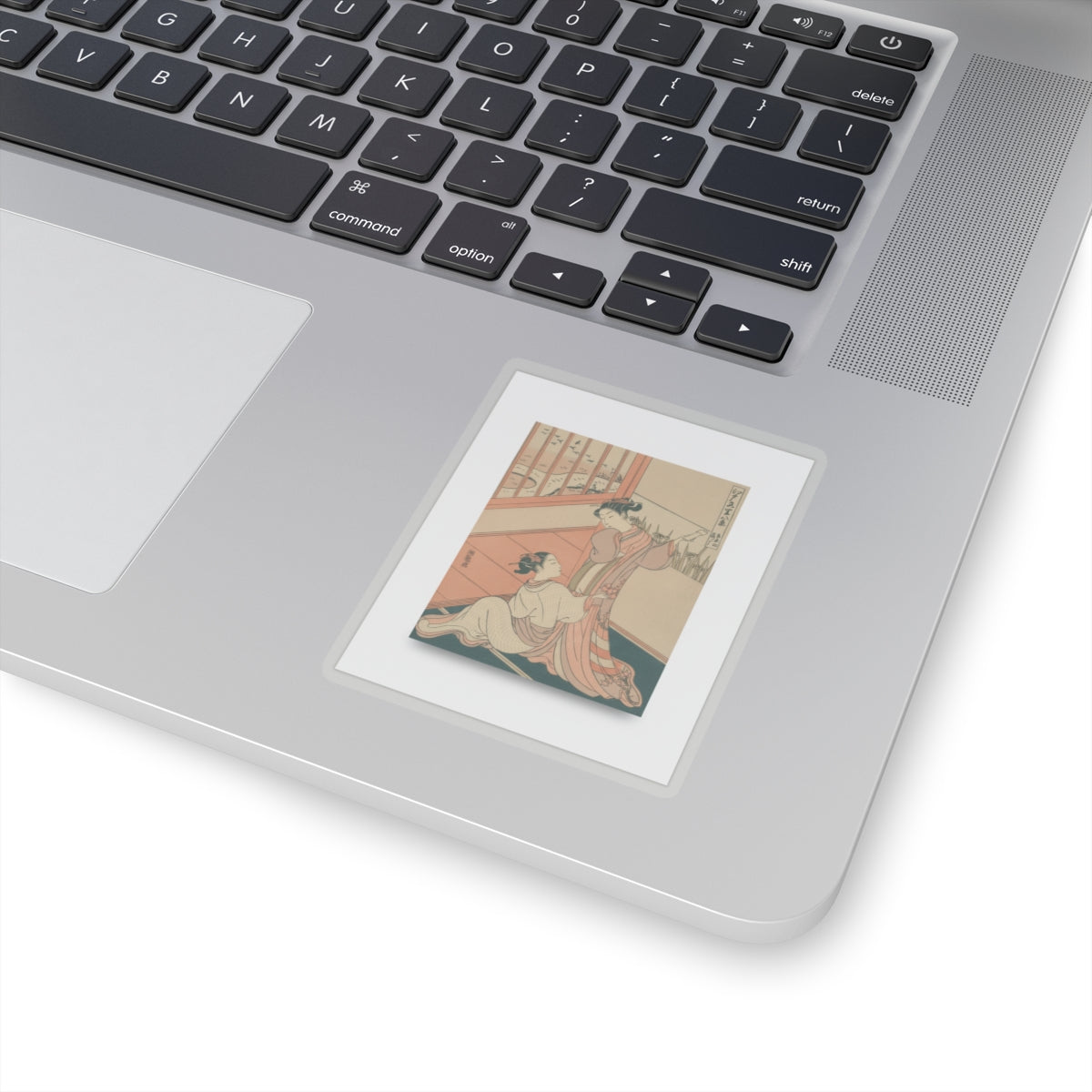 Ecommerce Main — The Flying Down Of Wild Geese At Yoshiwara — Kiss-Cut Sticker