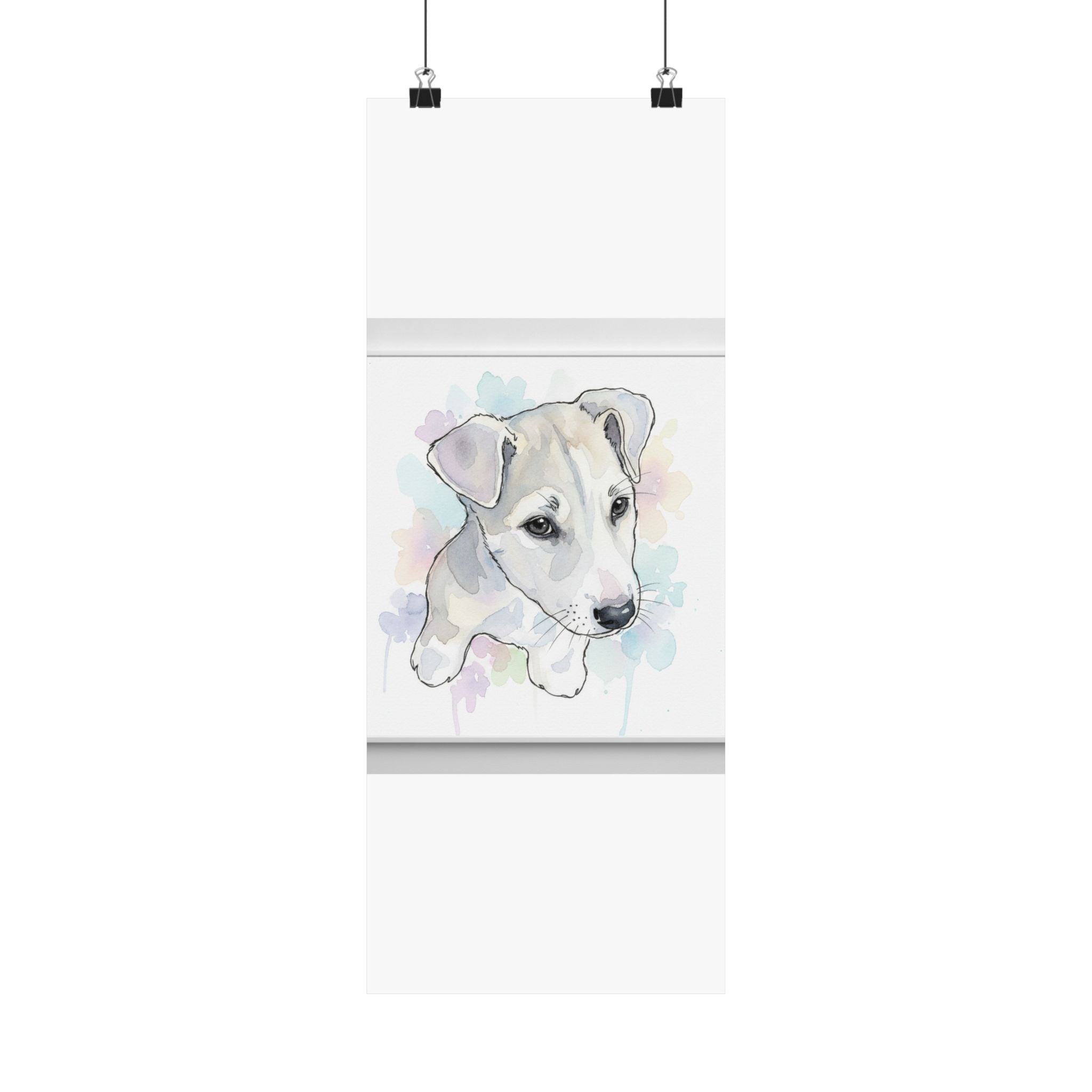 Watercolor — Dog — Matte Poster