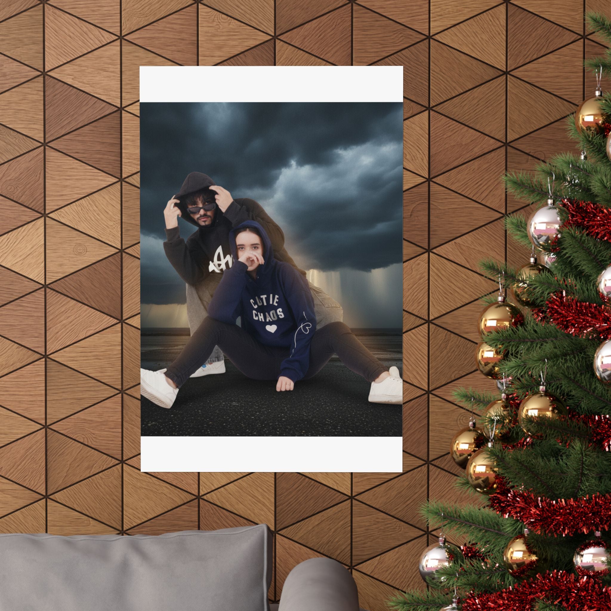 Dramatic Storm — People — Matte Poster