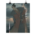 Dramatic Storm — The Third Segawa Kikunojo In The Role Of Oboshi Rikiya — Matte Poster