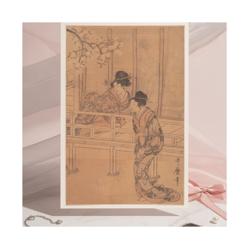Product Marketing — The Lady Of Rokujo Being Visited By The Princess Aoi — Matte Poster