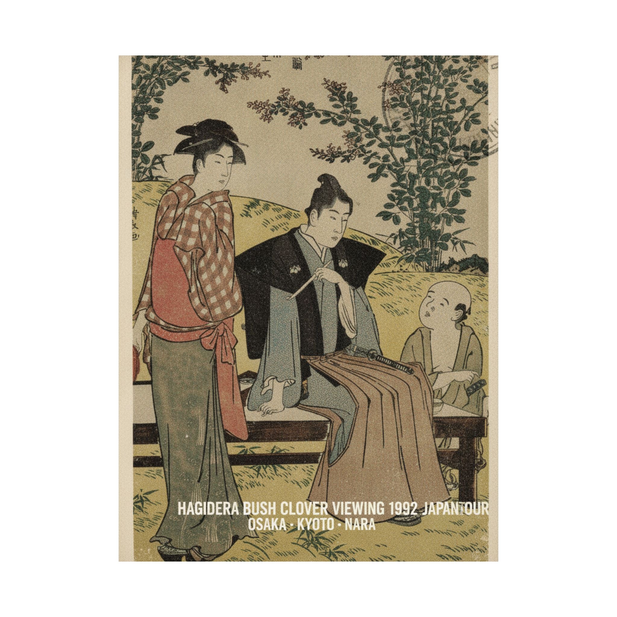 Vintage Bootleg — Viewing The Bush Clover At Hagidera — Matte Poster