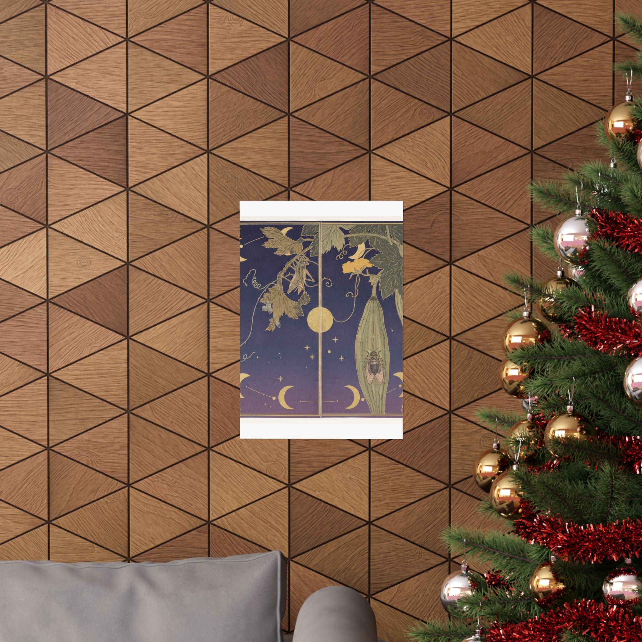 Celestial — Grasshopper (Kirigirisu); Cicada (Semi), From The Picture Book Of Crawling Creat — Matte Poster