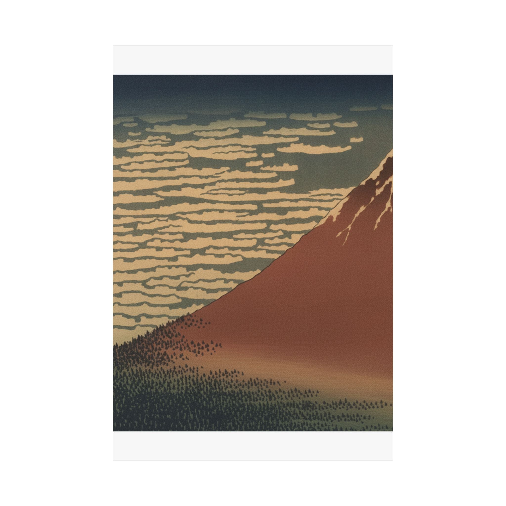 Scenic Nature — South Wind, Clear Sky (Gaifū Kaisei), Also Known As Red Fuji, From The Series Th — Matte Poster