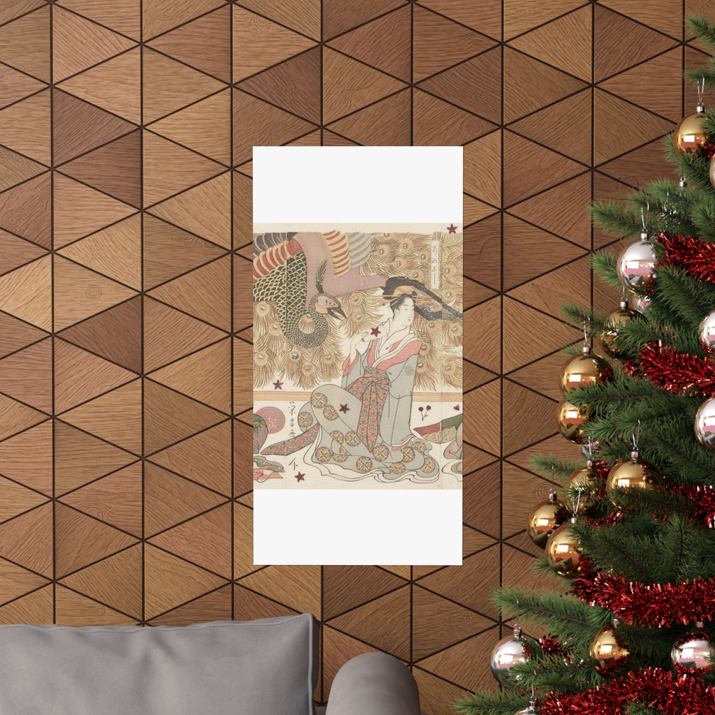 Botanical — Interior Of The House Called Ōgiya — Matte Poster