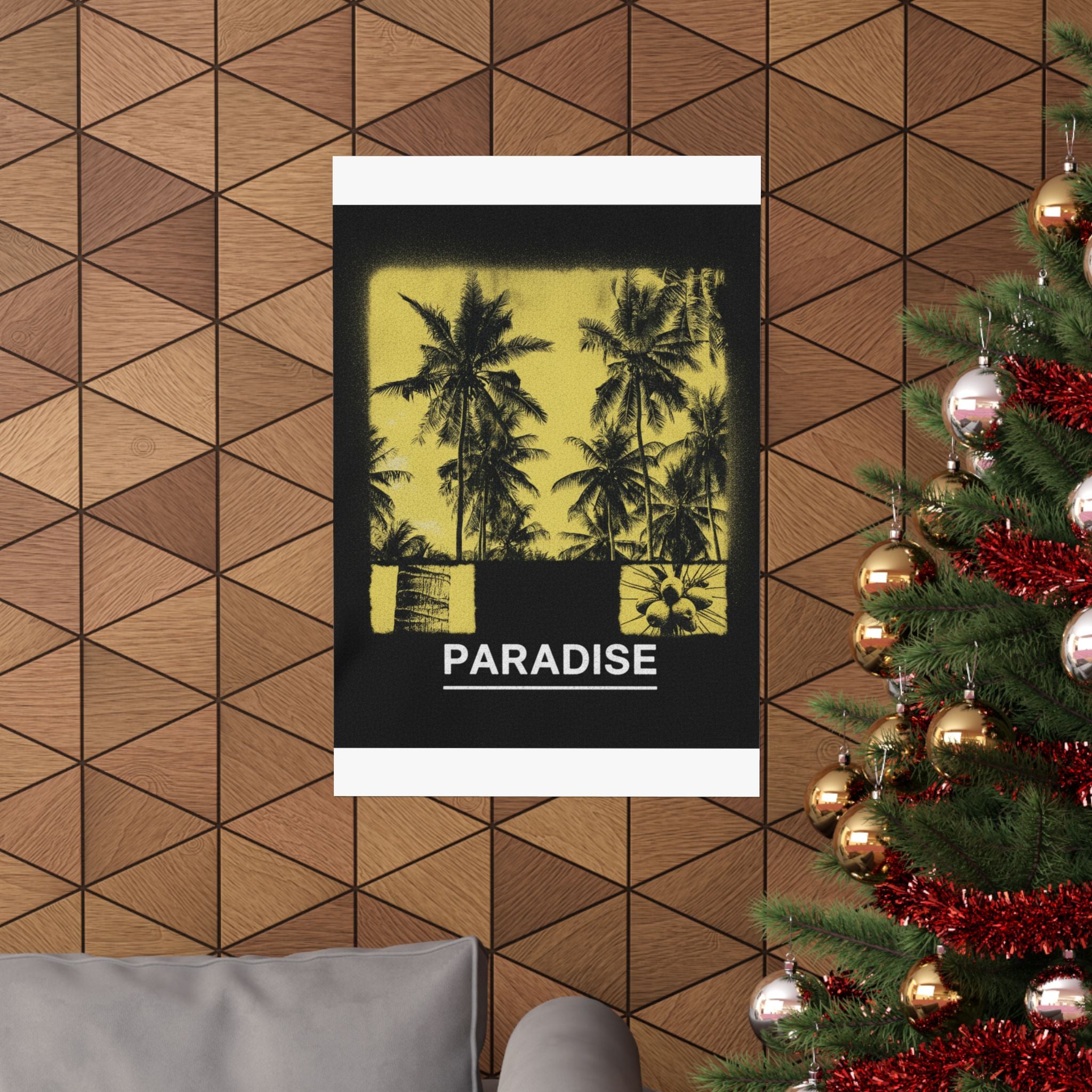 Streetwear Collage — Palms — Matte Poster