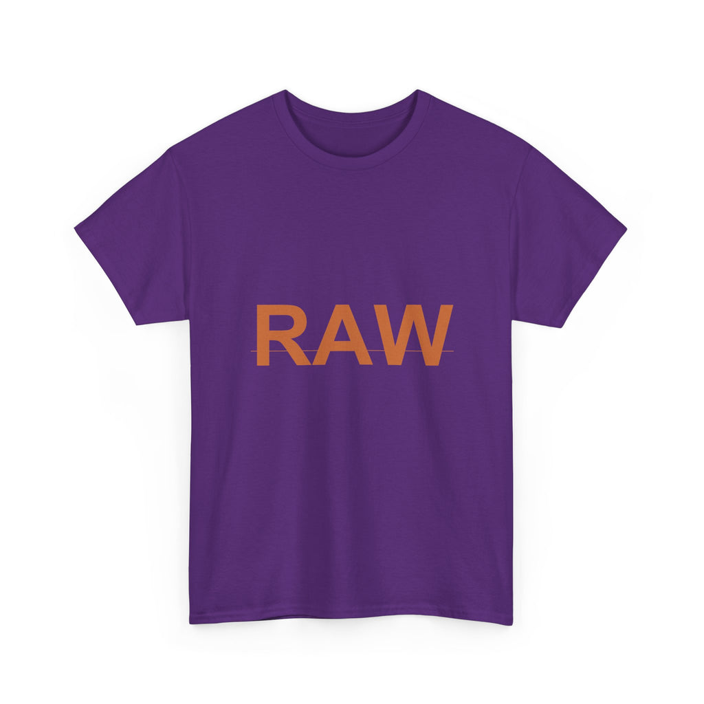 RAW Rust Block Letter Statement Graphic Tee