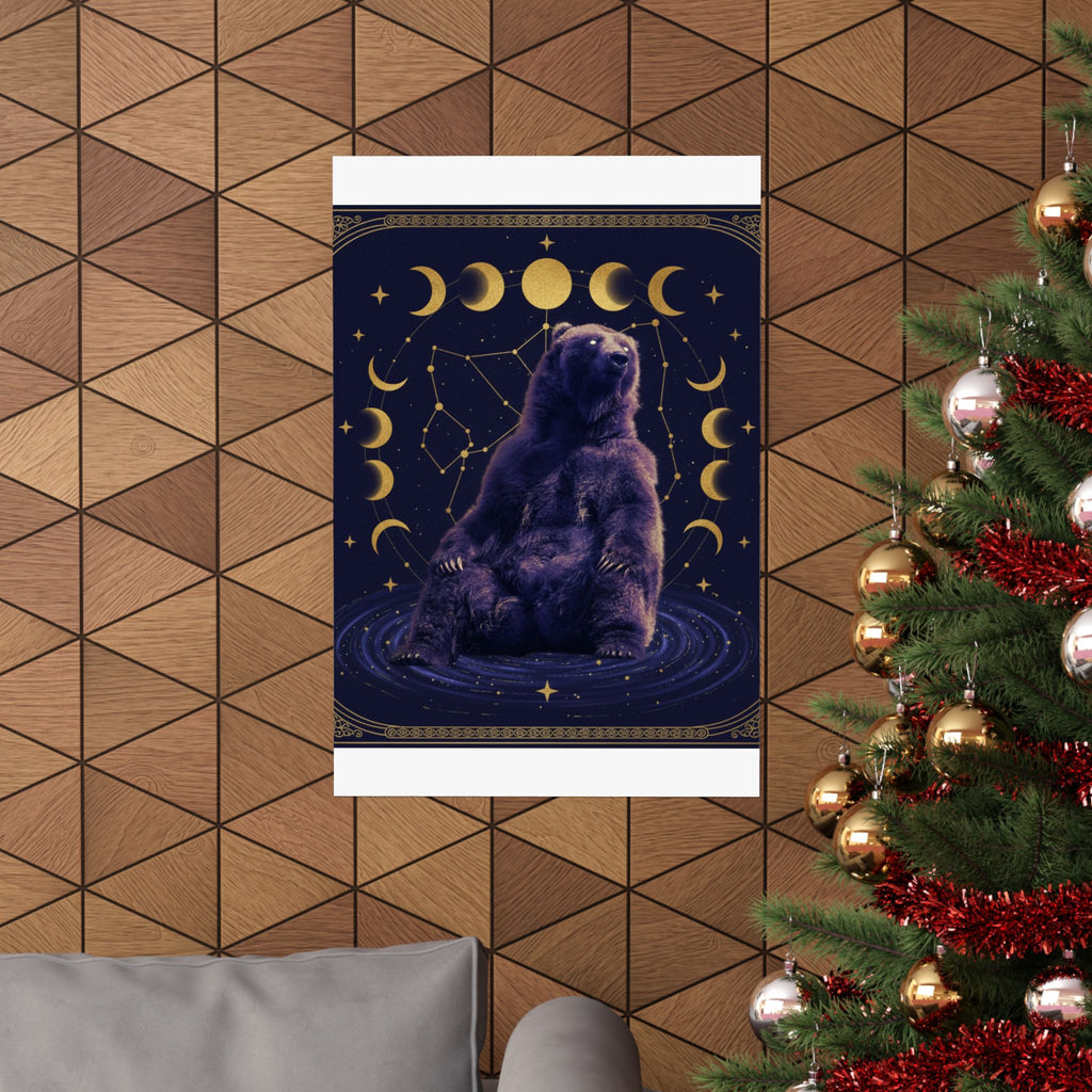 Celestial — Bear — Matte Poster