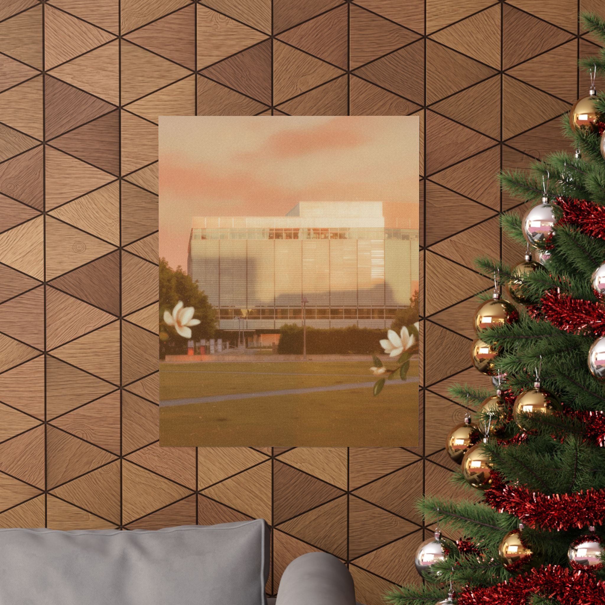 Southern Sunset — Building — Matte Poster