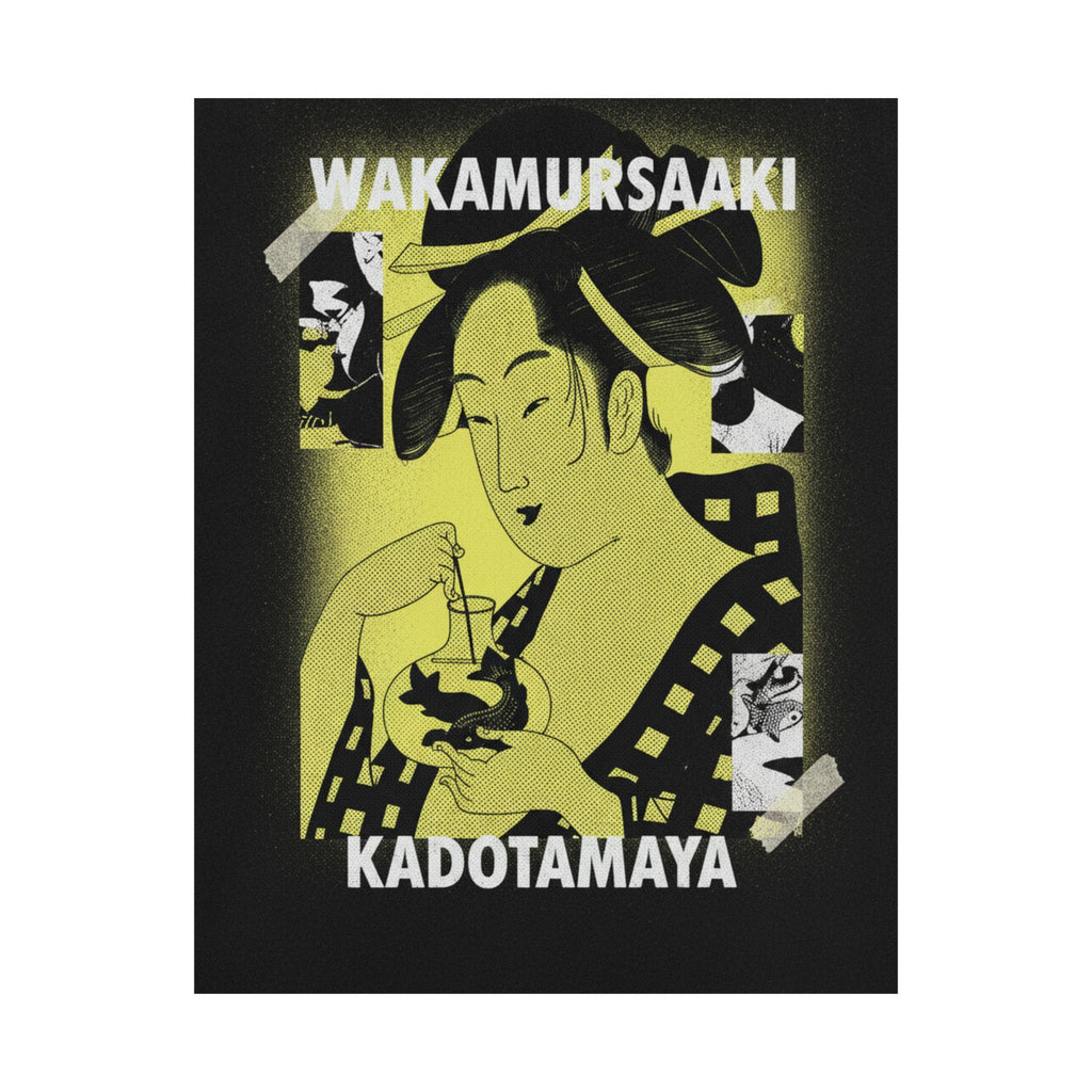 Streetwear Collage — Wakamurasaki Of The Kadotamaya — Matte Poster