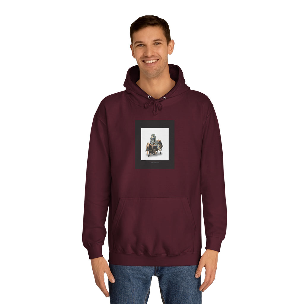 Ukiyo-e Sage Riding an Ox Woodblock Print Hoodie