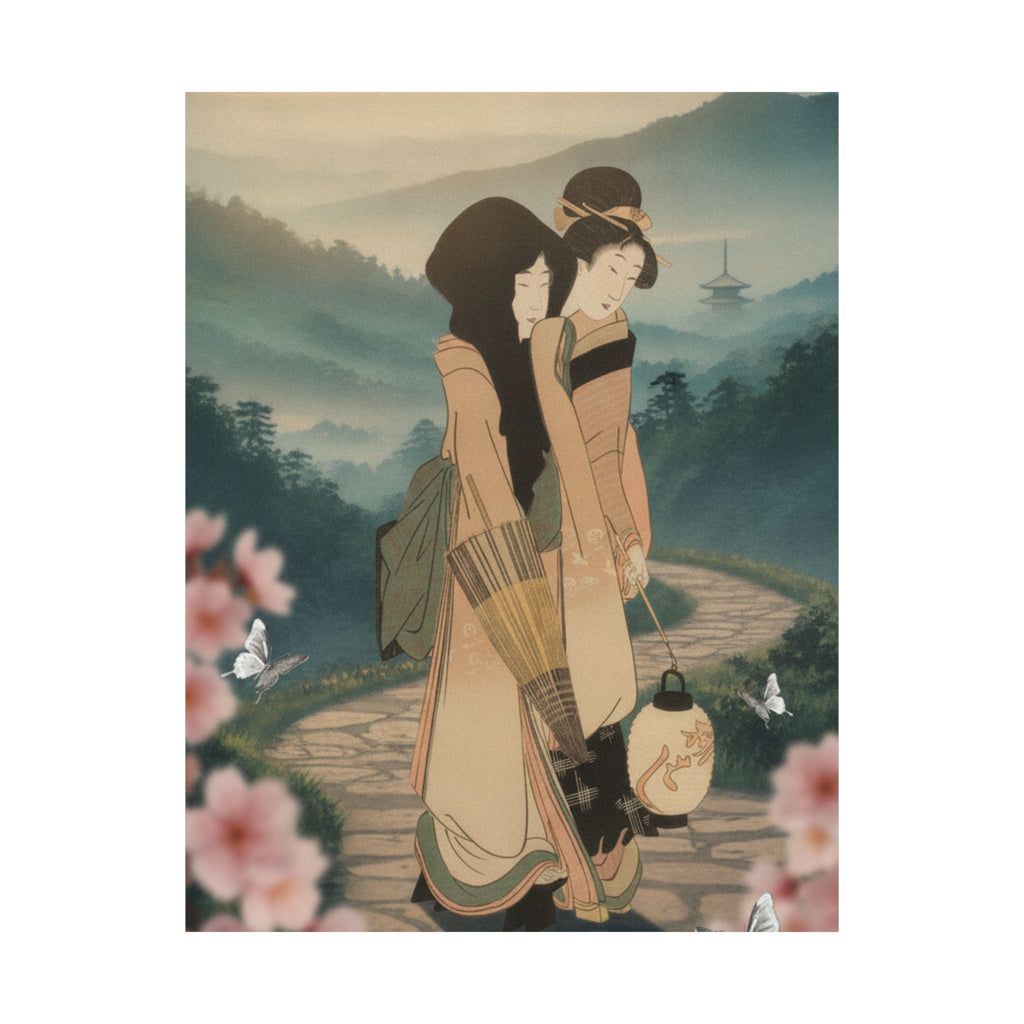 Scenic Nature — “Geisha” From The Series Three Amusements Of Contemporary Beauties (Tōsei Bijin  — Matte Poster