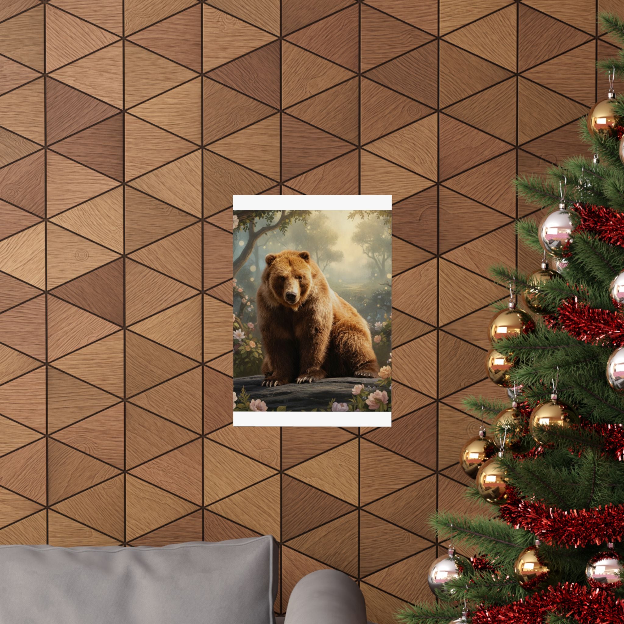 Scenic Nature — Bear — Matte Poster
