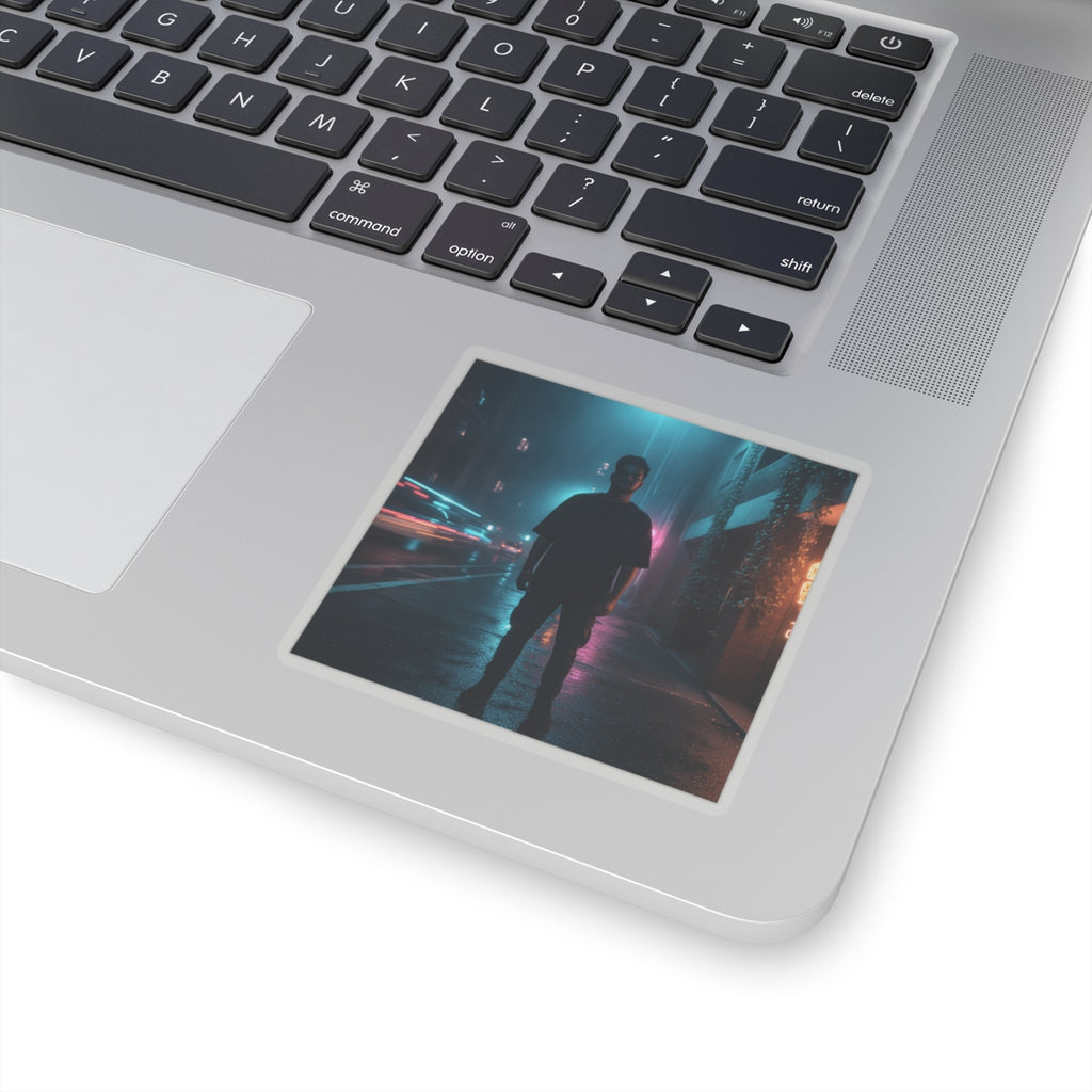 Neon Noir kiss-cut sticker — product view 13