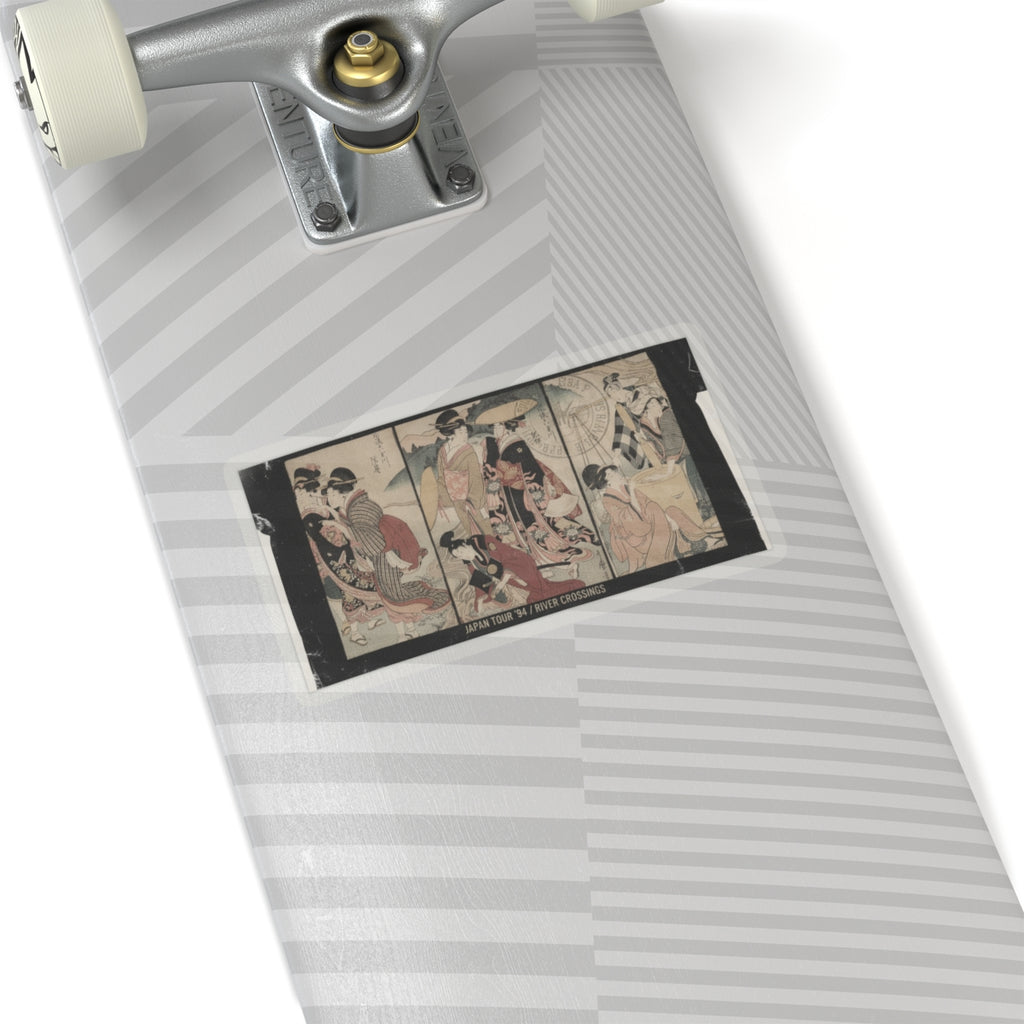 Vintage Bootleg — Women And A Man In The Country; Some Pageant(?) — Kiss-Cut Sticker