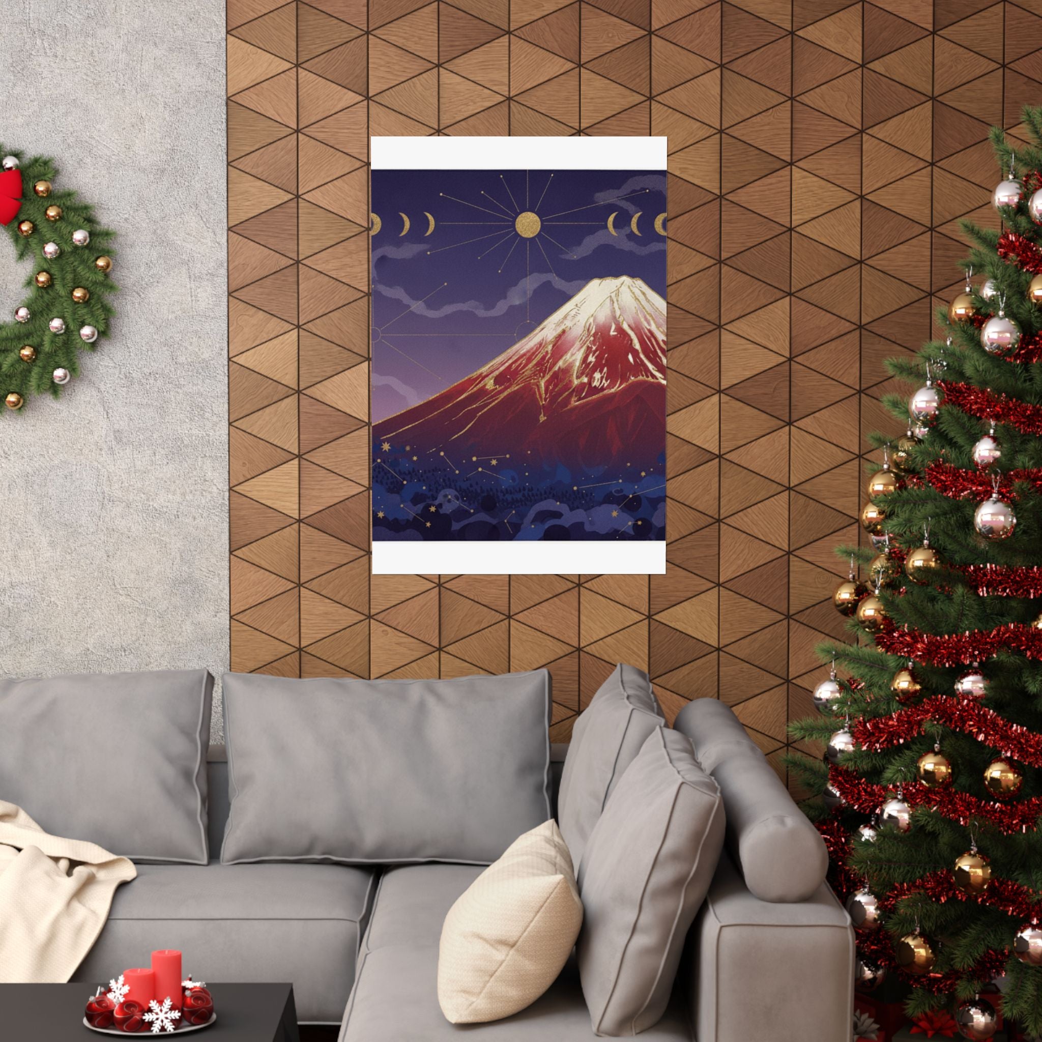Celestial — South Wind, Clear Sky (Gaifū Kaisei), Also Known As Red Fuji, From The Series Th — Matte Poster