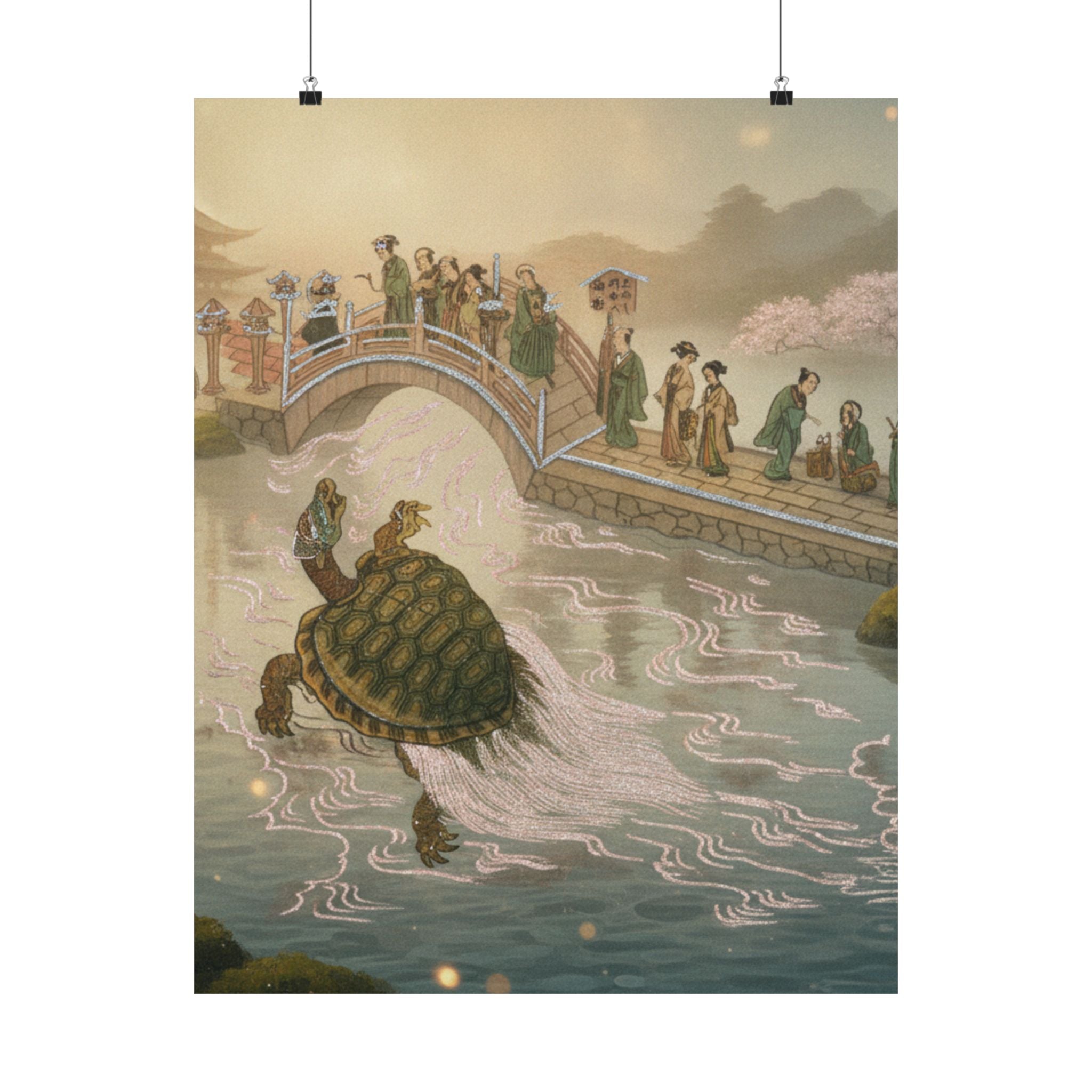 Scenic Nature — Shinabazu Benten Kaicho: Ceremony Of Worshipping Benten At Shinabazu Temple — Matte Poster