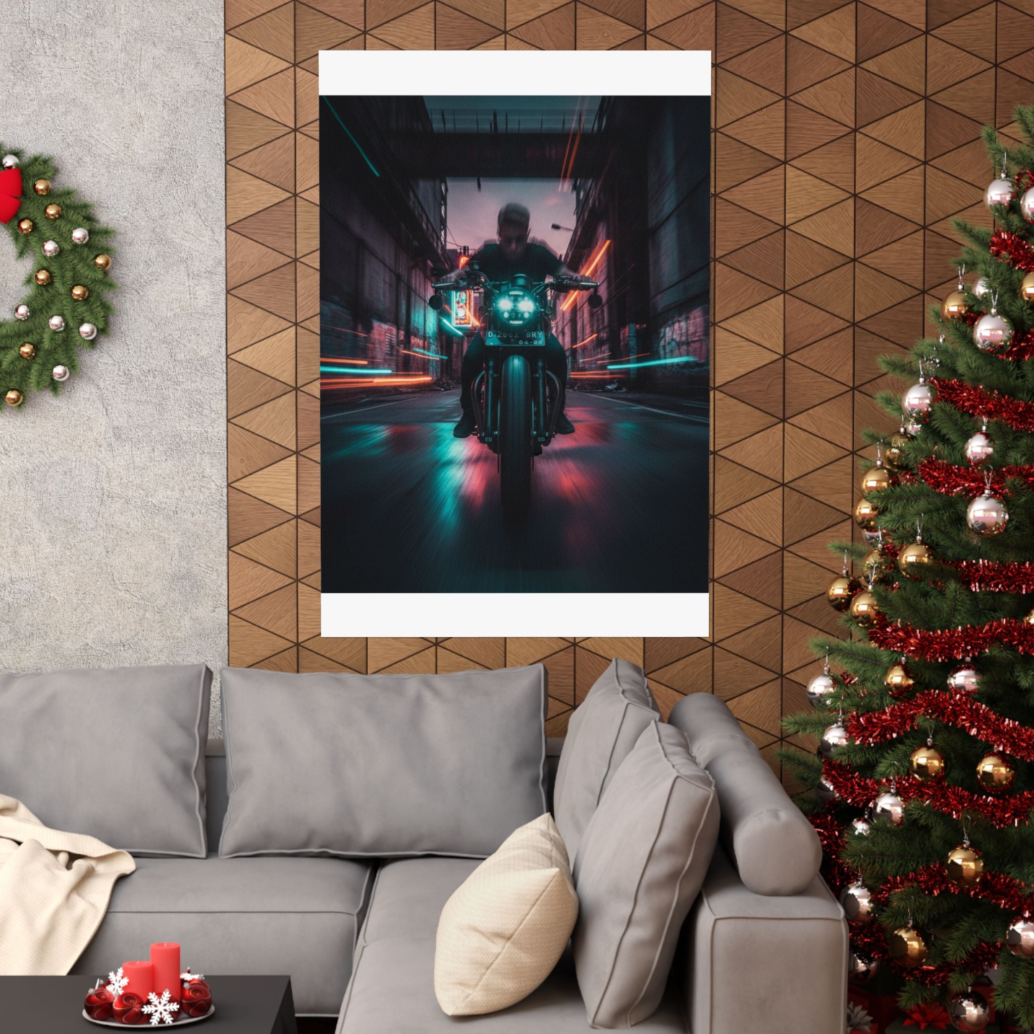 Fast Furious — Motorcycle — Matte Poster