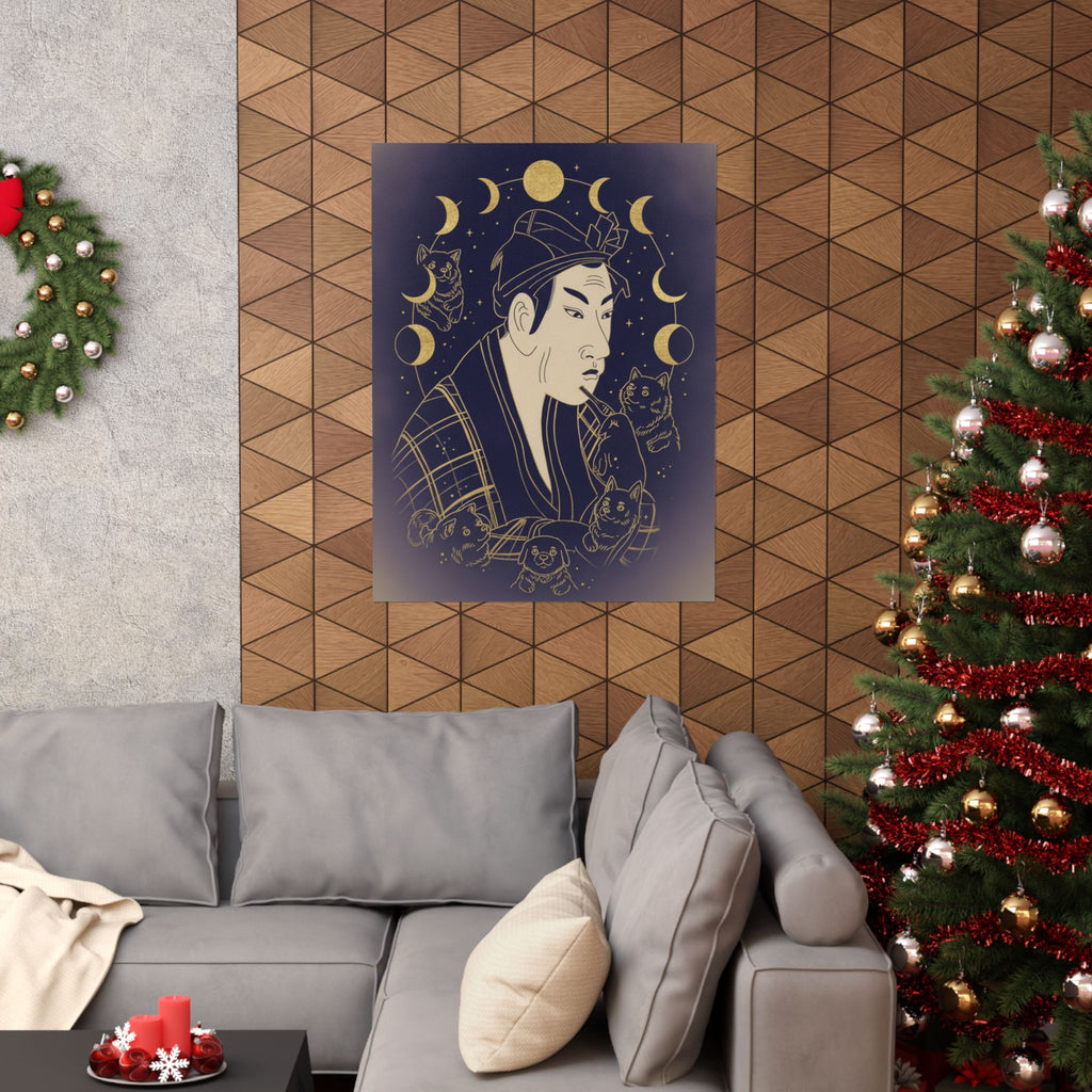 Celestial — The Actor Matsumoto Koshiro As Banzuin Chobei — Matte Poster