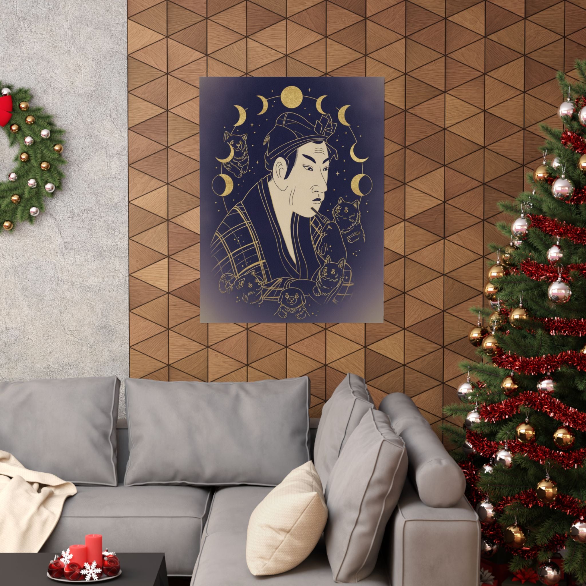 Celestial — The Actor Matsumoto Koshiro As Banzuin Chobei — Matte Poster
