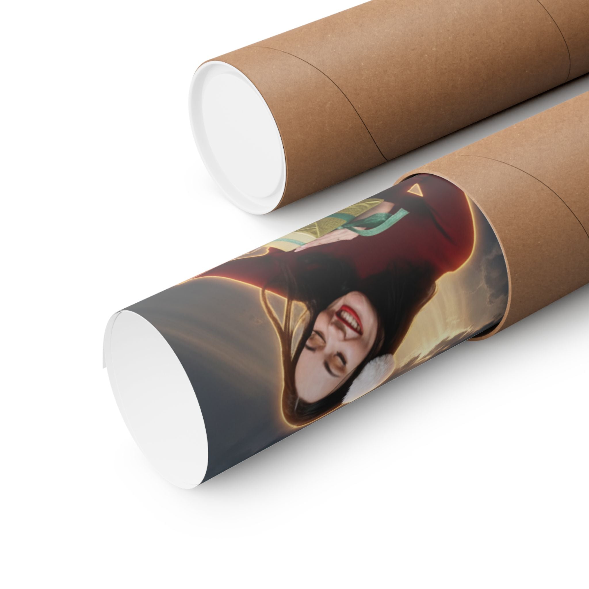 Dramatic Storm — Person — Matte Poster