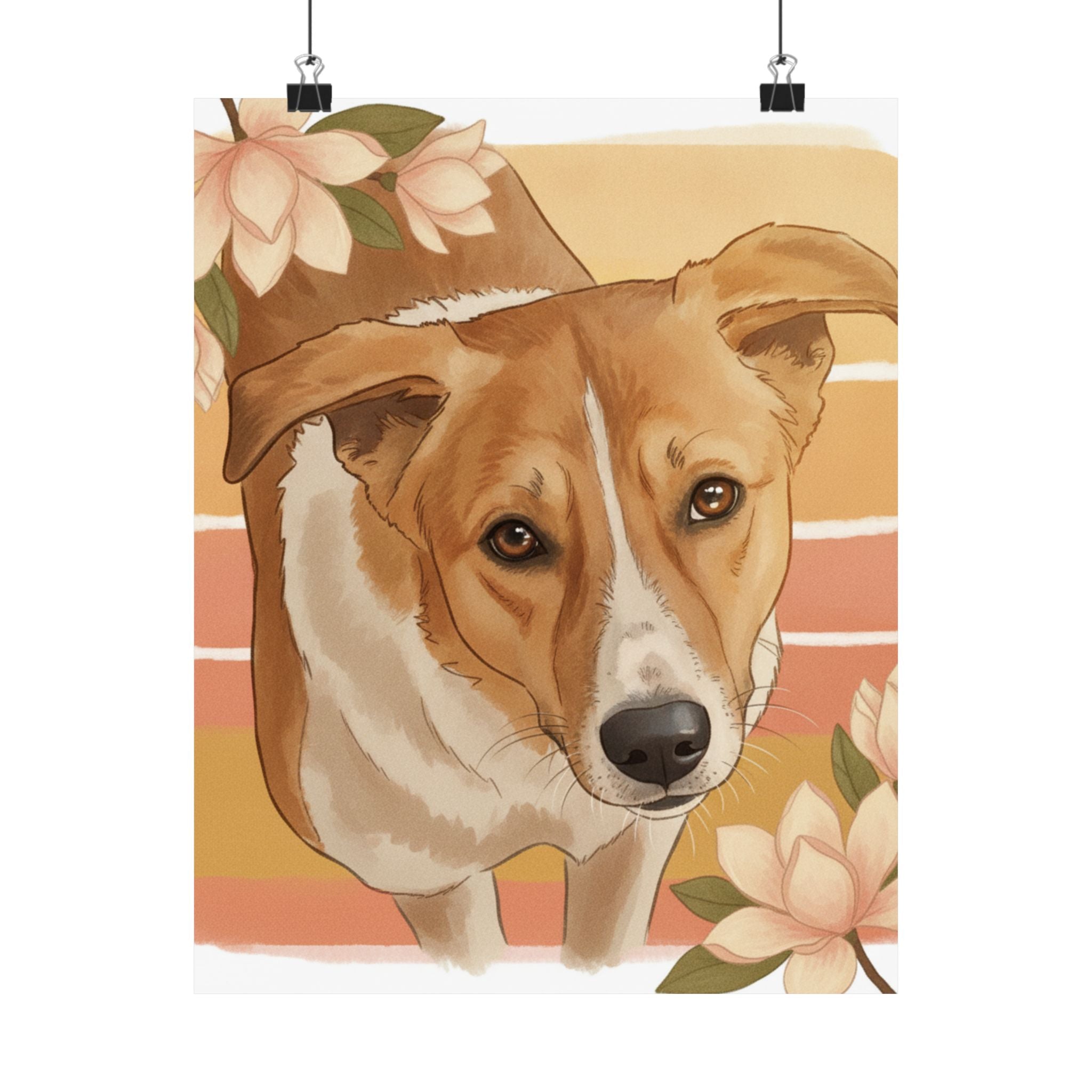 Southern Sunset — Dog — Matte Poster