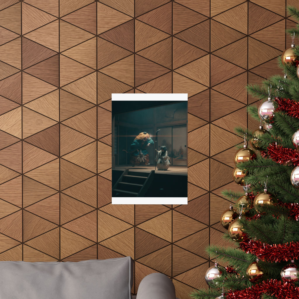 Cinematic — Scene From Noh Dance — Matte Poster