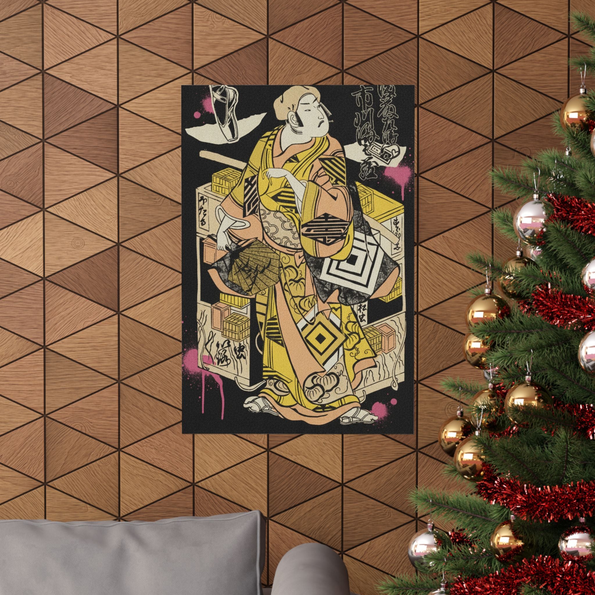 Streetwear Collage — The Actor Ichikawa Danjuro Ii, 1688–1758 — Matte Poster