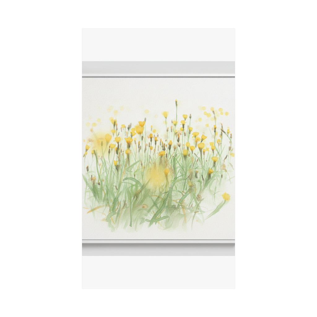 Watercolor — Flower — Matte Poster