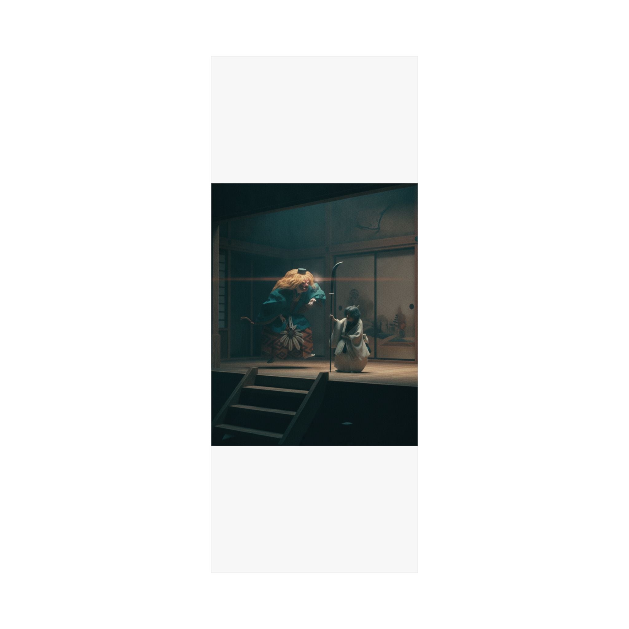 Cinematic — Scene From Noh Dance — Matte Poster