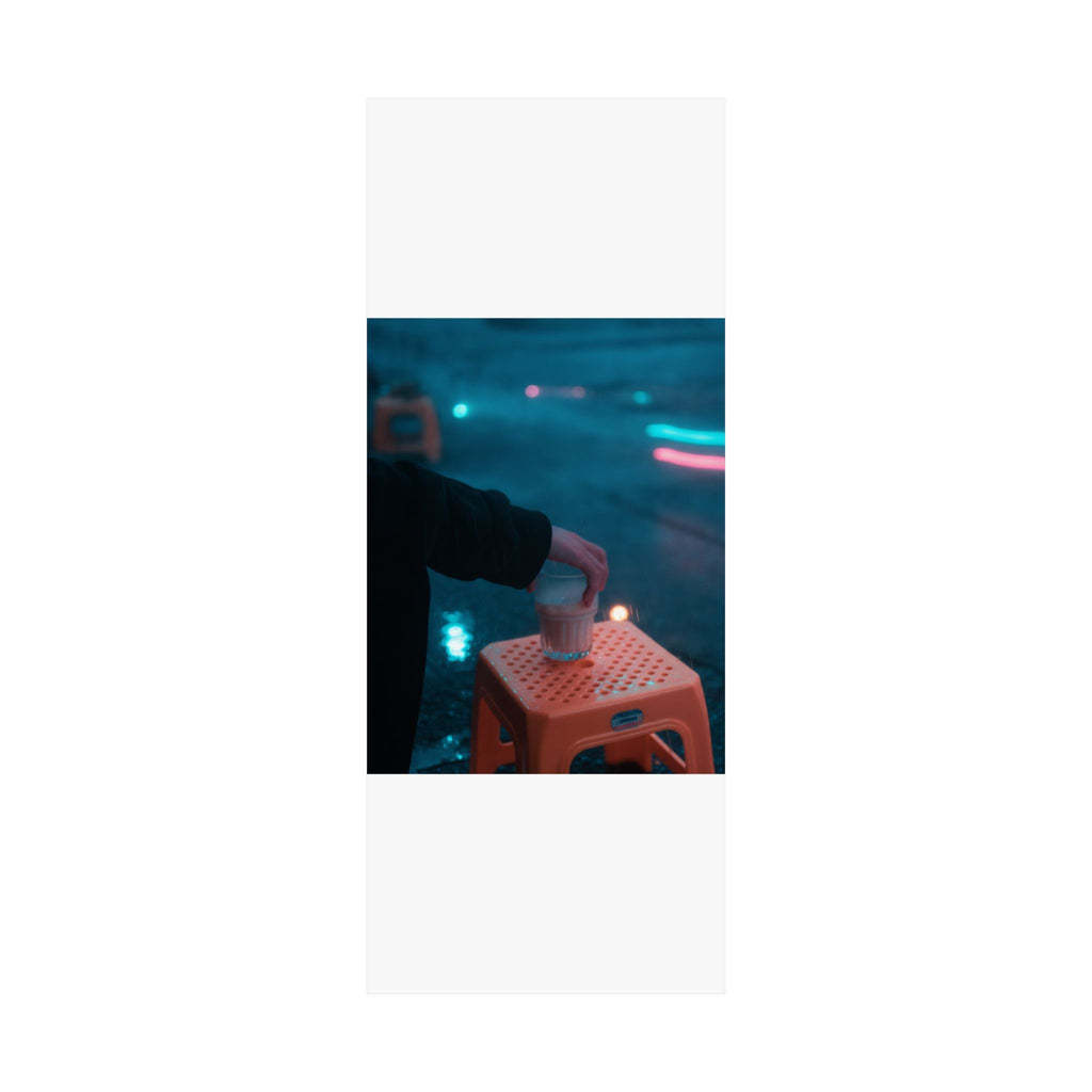 Neon Noir — Person — Matte Poster