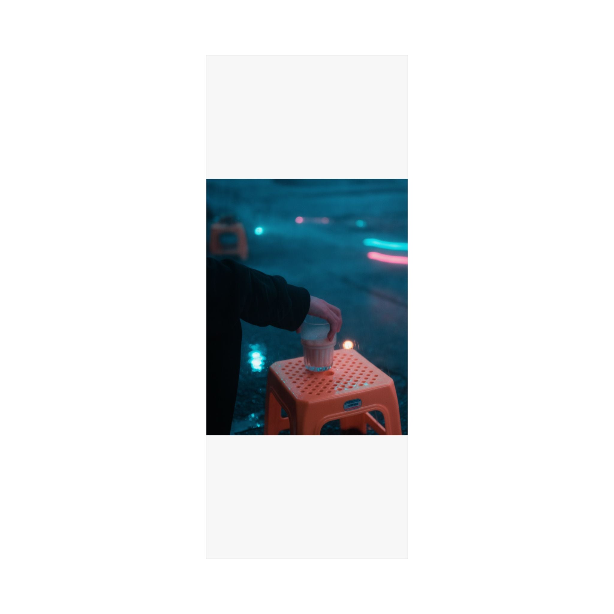 Neon Noir — Person — Matte Poster