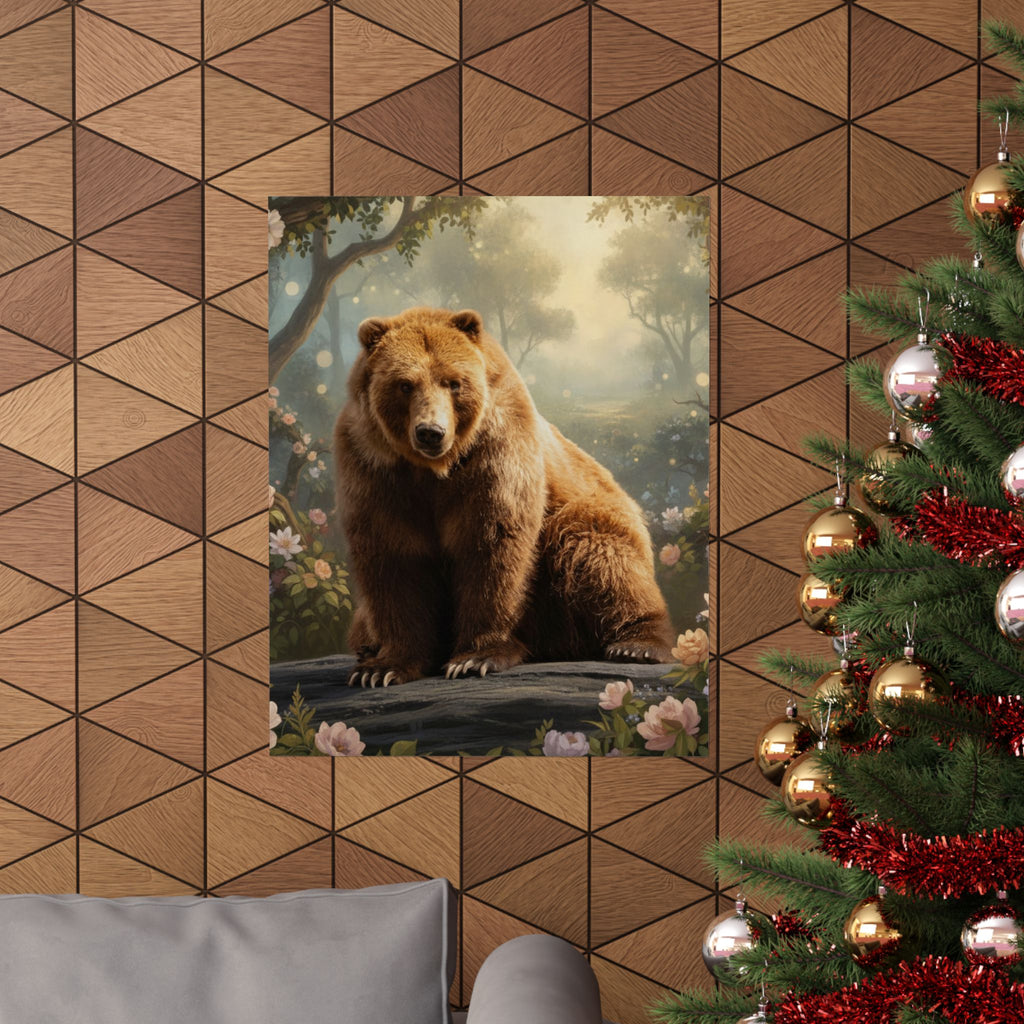 Scenic Nature — Bear — Matte Poster