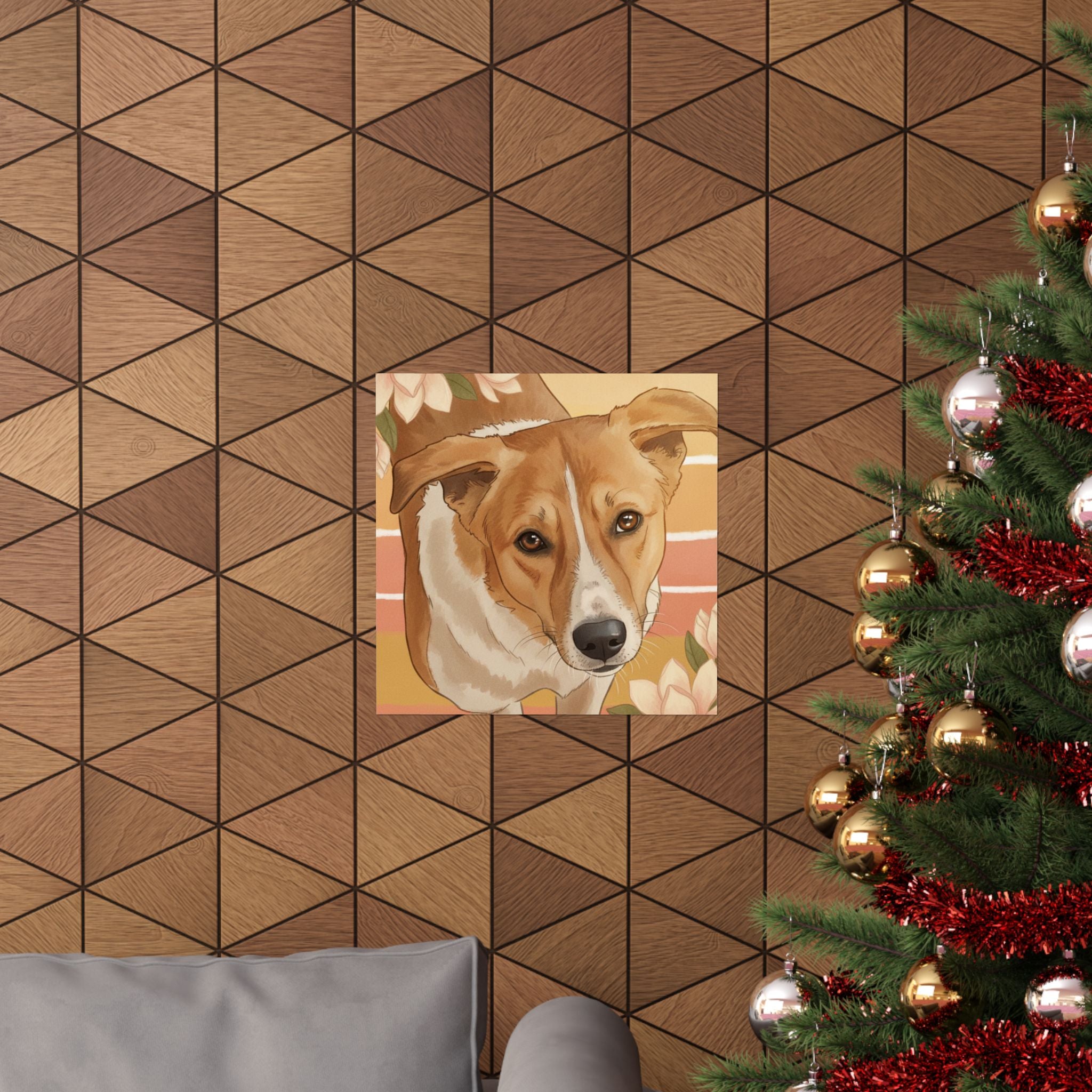Southern Sunset — Dog — Matte Poster