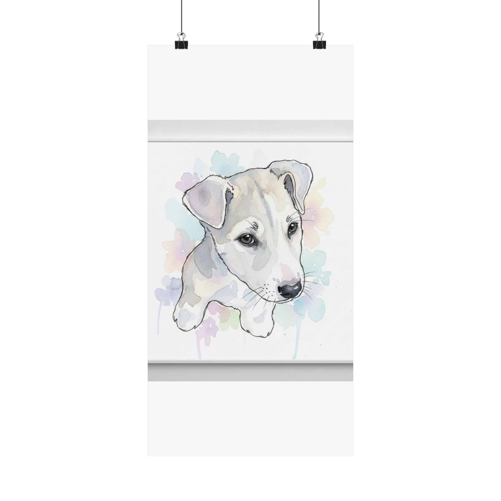 Watercolor — Dog — Matte Poster