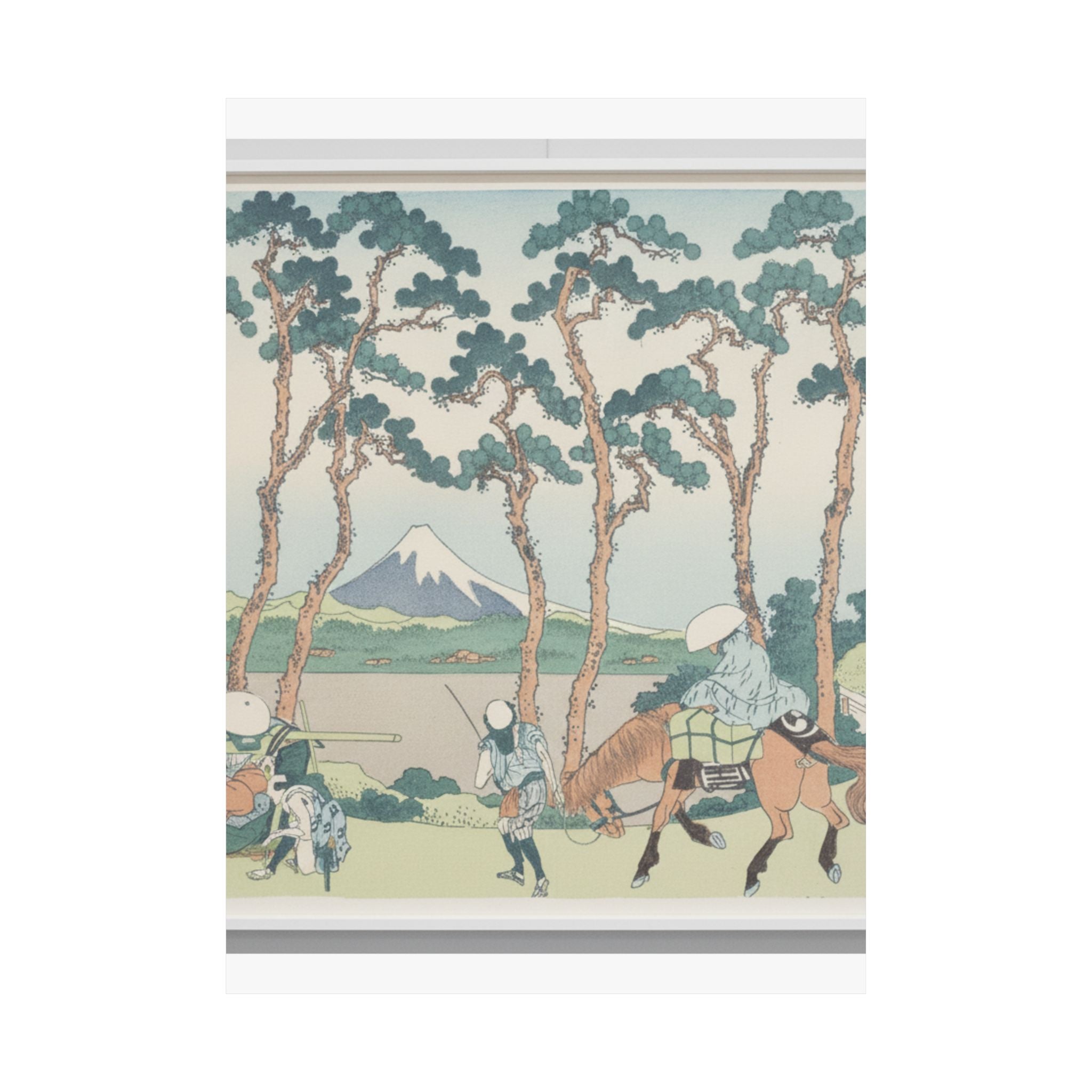 Watercolor — Hodogaya On The Tōkaidō (Tōkaidō Hodogaya), From The Series Thirty-Six Views Of  — Matte Poster