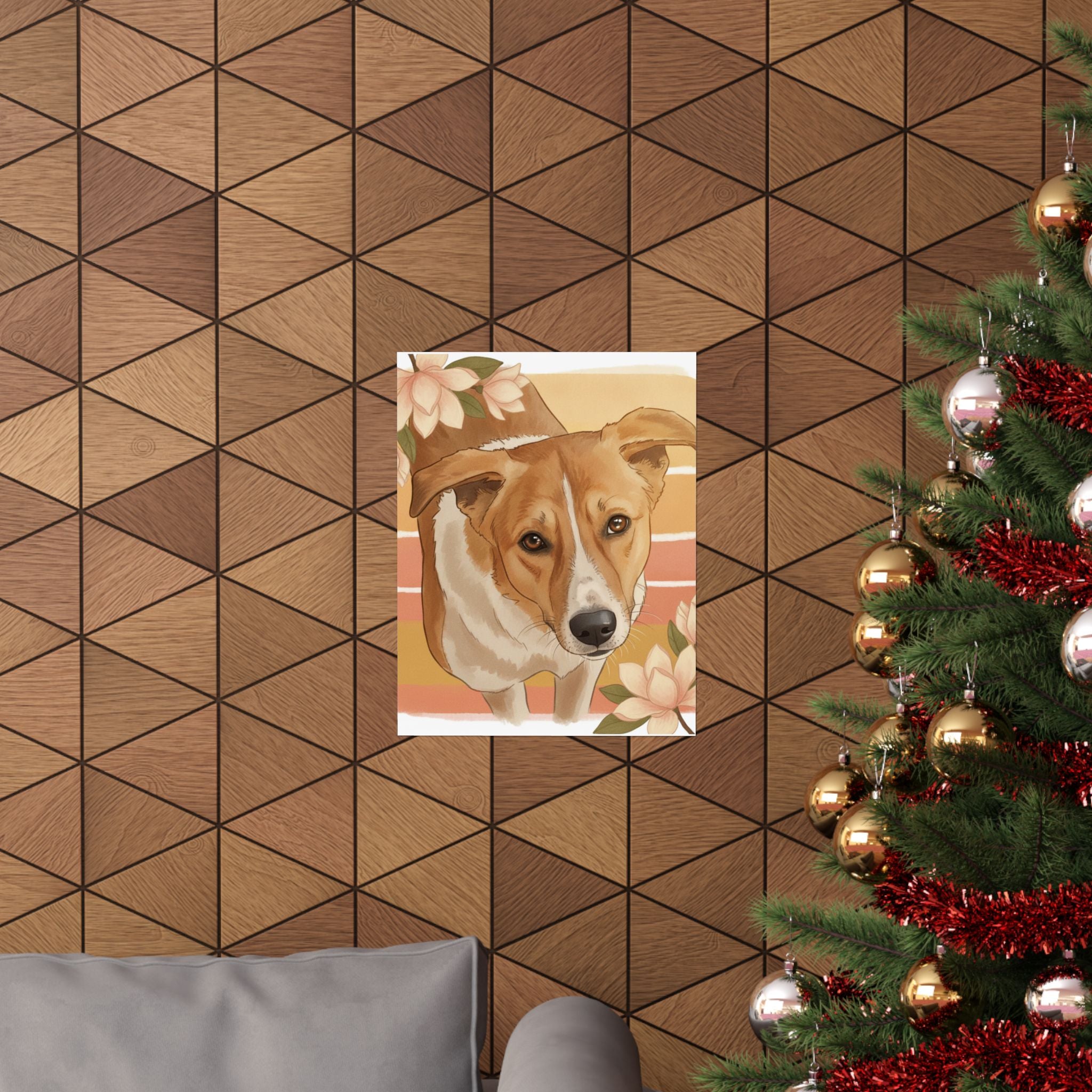 Southern Sunset — Dog — Matte Poster