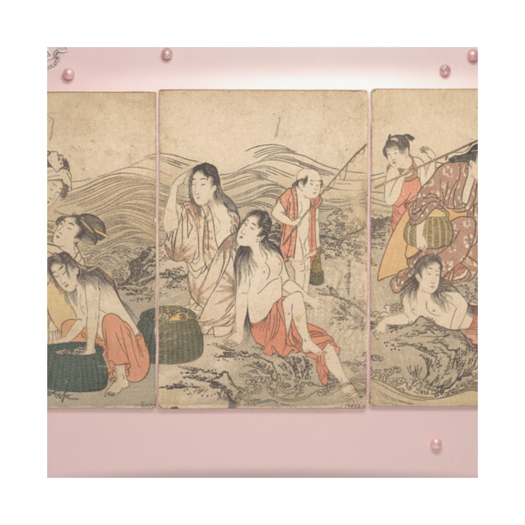 Product Marketing — Girl Fishers And Bathers — Matte Poster