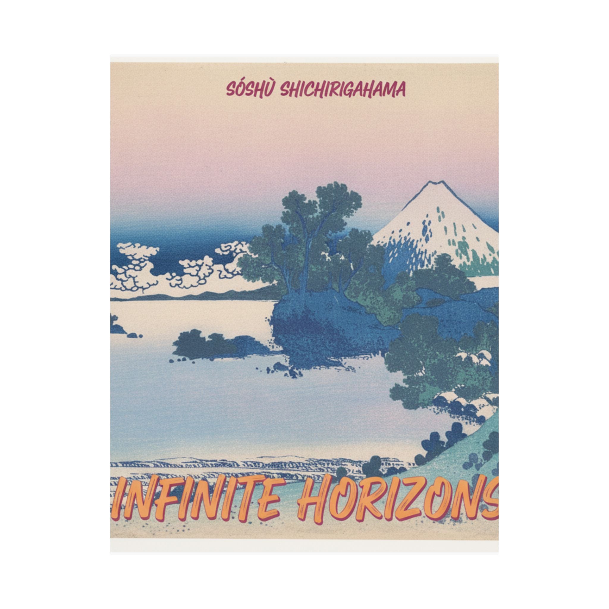 Affirmation — Shichirigahama In Sagami Province (Sōshū Shichirigahama), From The Series Thirty — Matte Poster