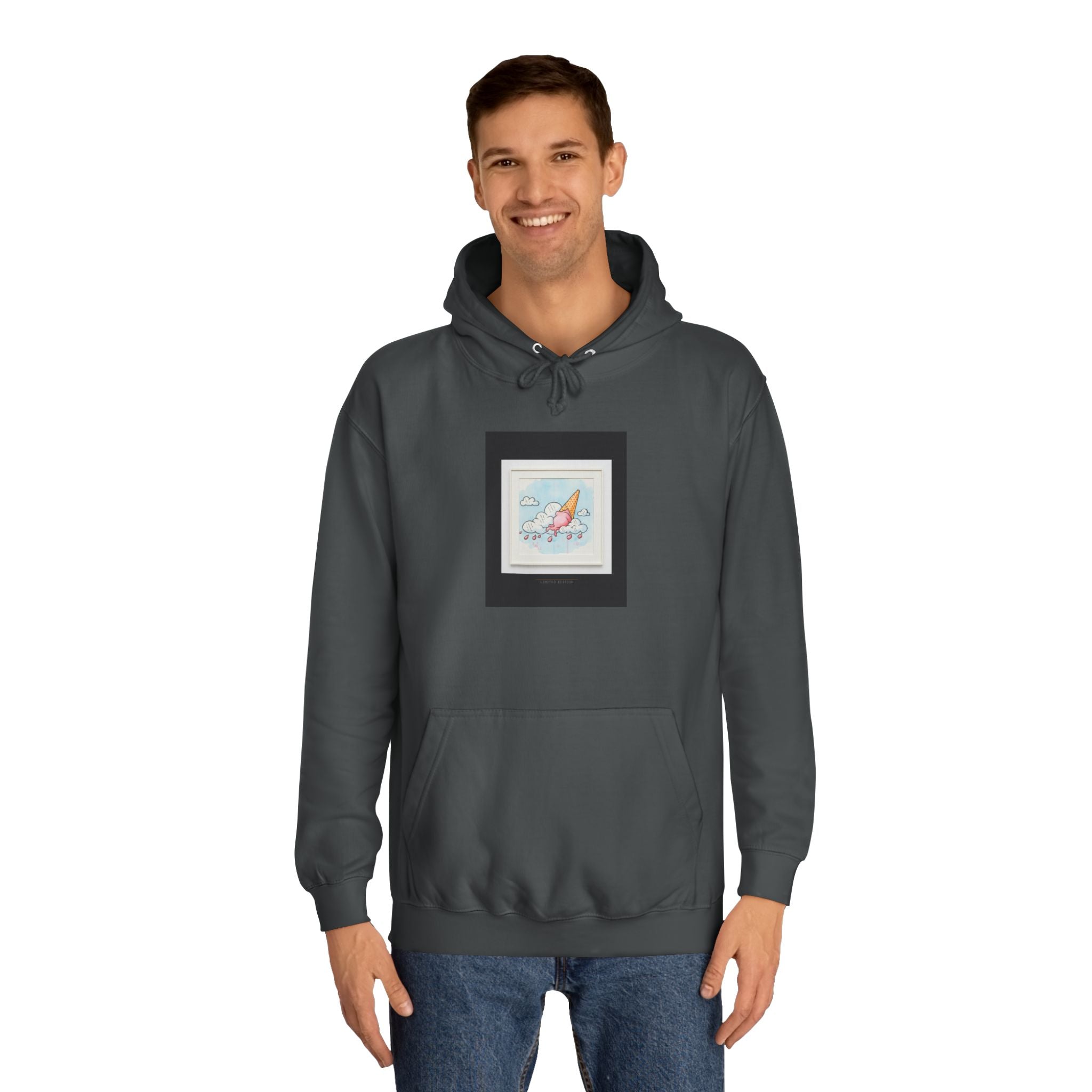 Melting Ice Cream Cloud Watercolour Pullover Hoodie