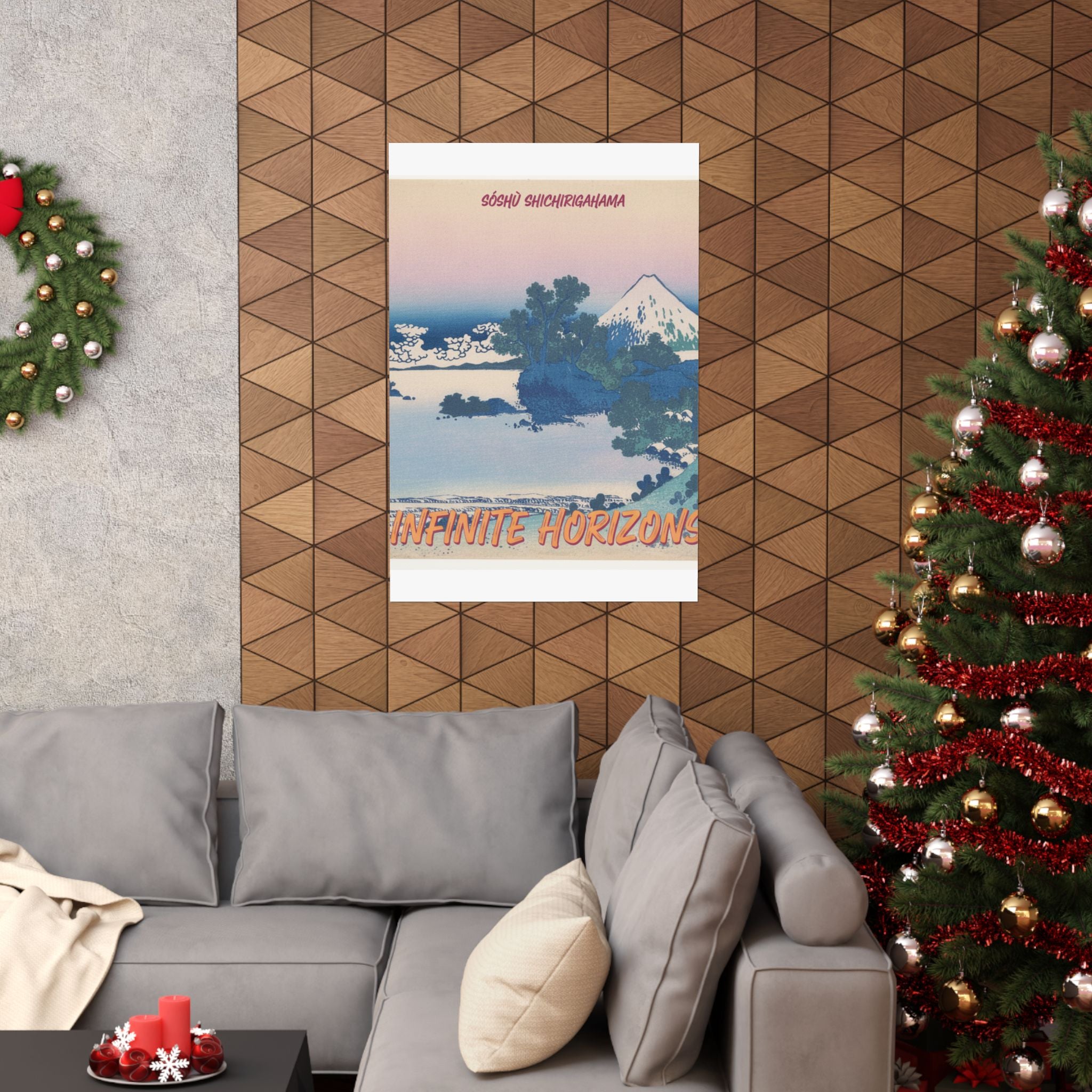 Affirmation — Shichirigahama In Sagami Province (Sōshū Shichirigahama), From The Series Thirty — Matte Poster
