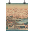 Scenic Nature — Morning Cherries At Yoshiwara — Matte Poster
