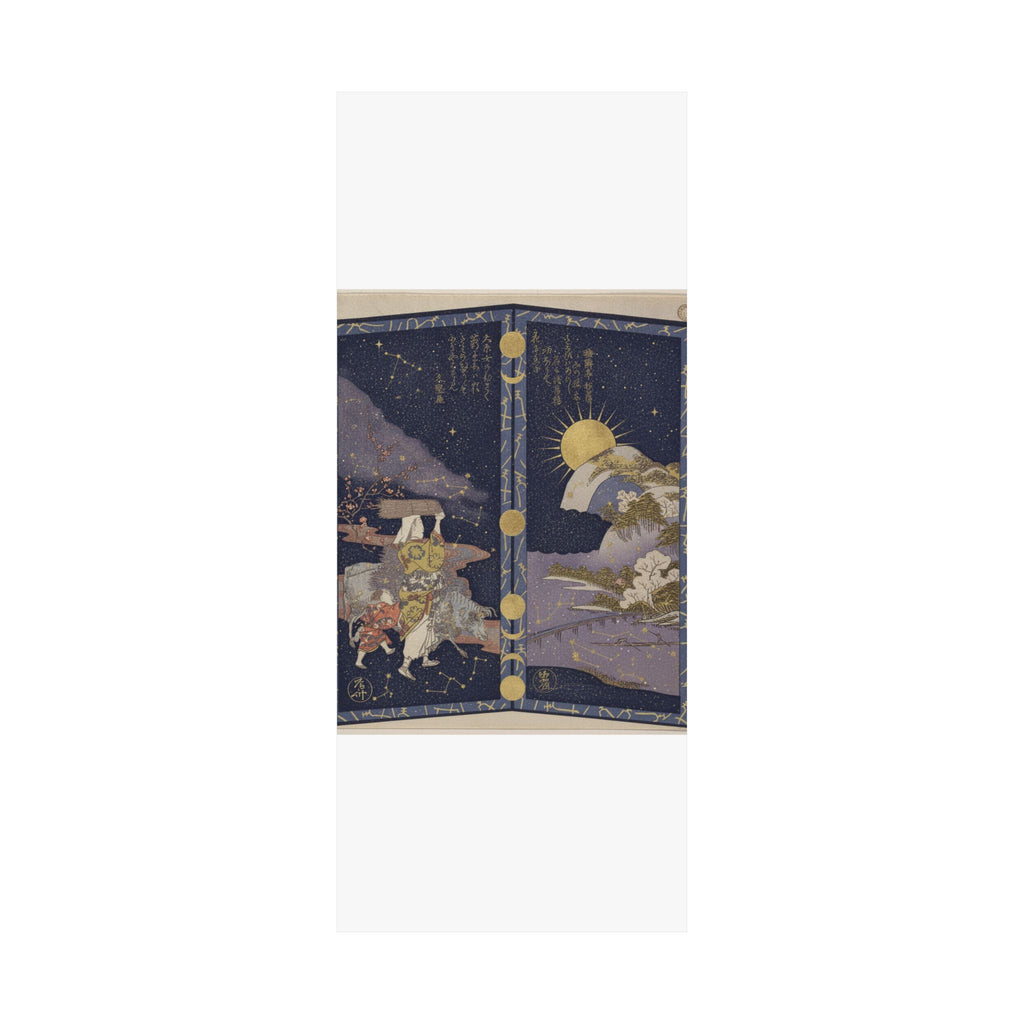 Celestial — Surimono In Shape Of Small Twofold Screen — Matte Poster