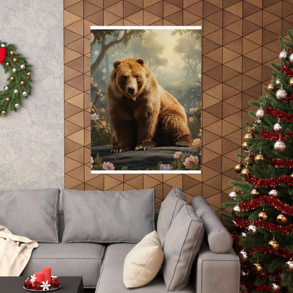 Scenic Nature — Bear — Matte Poster