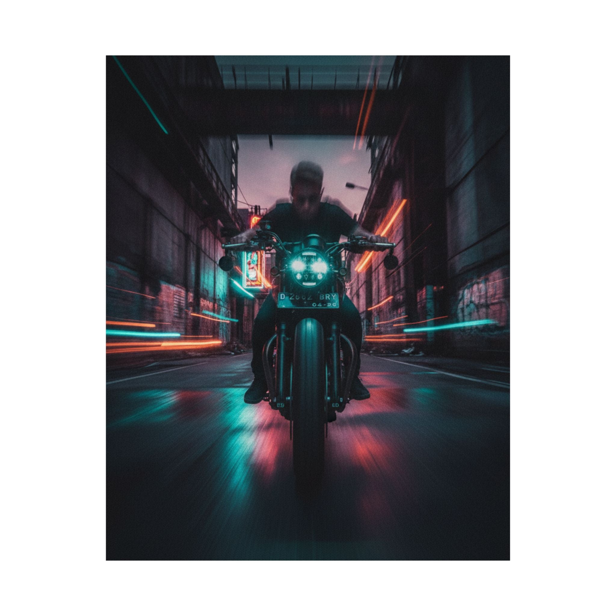 Fast Furious — Motorcycle — Matte Poster