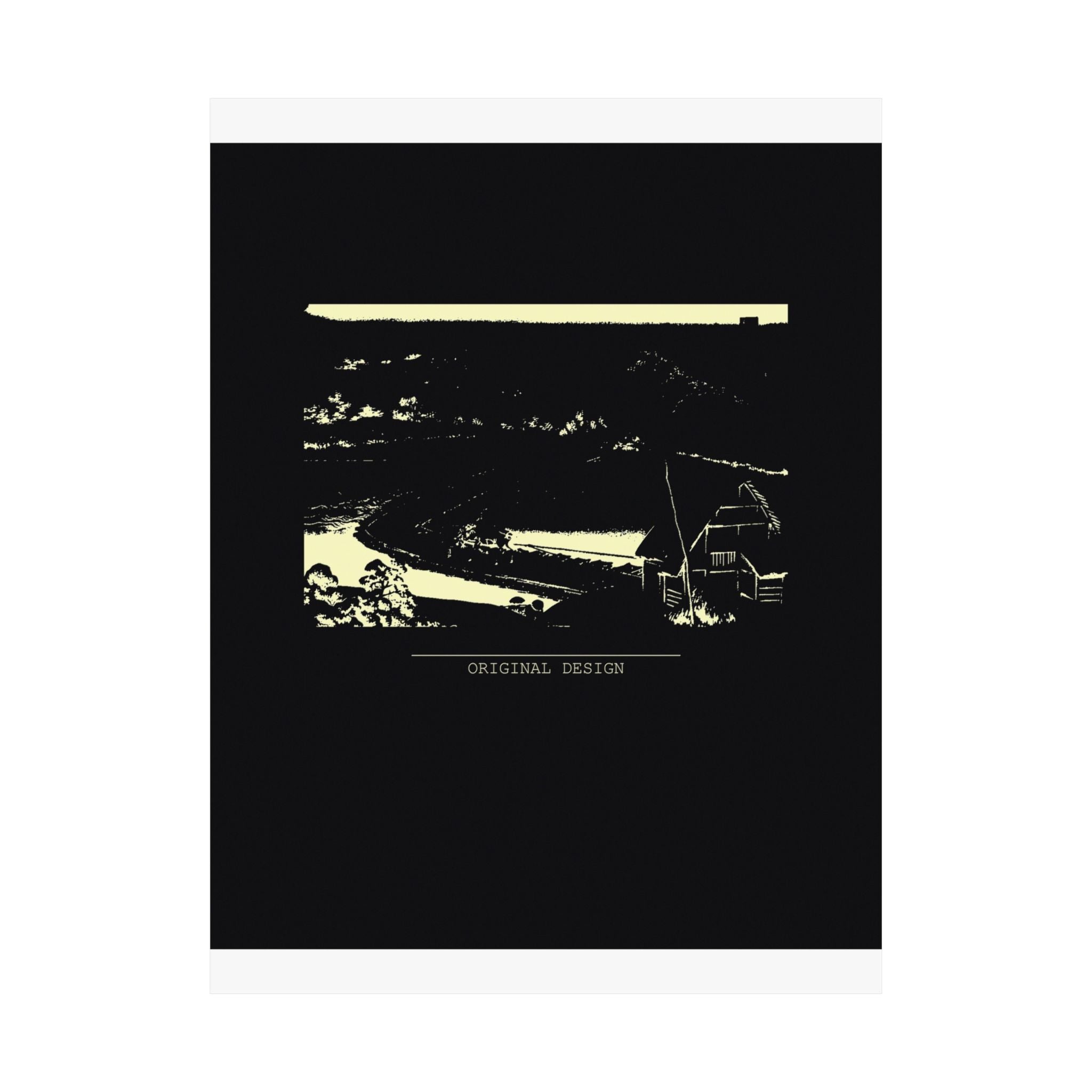 Minimalist Single Ink Clothing art print — product view 9